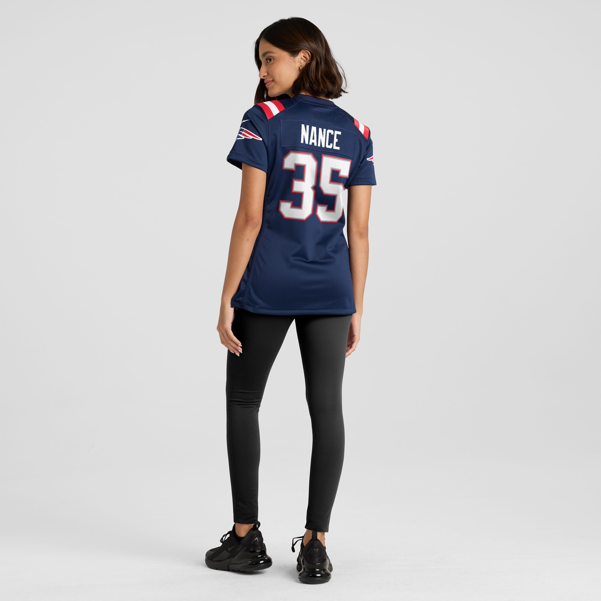 Jim Nance New England Patriots Retired Player Game Jersey - Women's - Image 5
