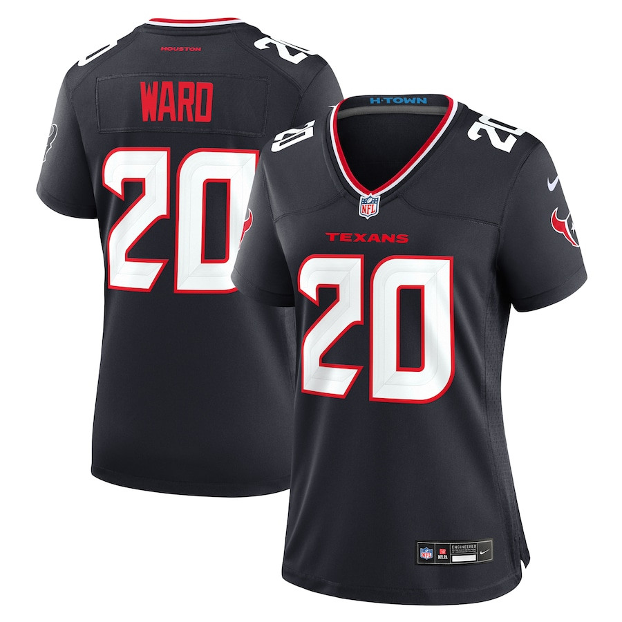 Jimmie Ward #20 Houston Texans Game Jersey - Women's | Navy