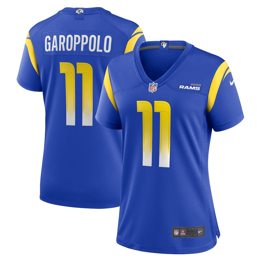 Jimmy Garoppolo #11 Los Angeles Rams Game Jersey - Women's | Royal