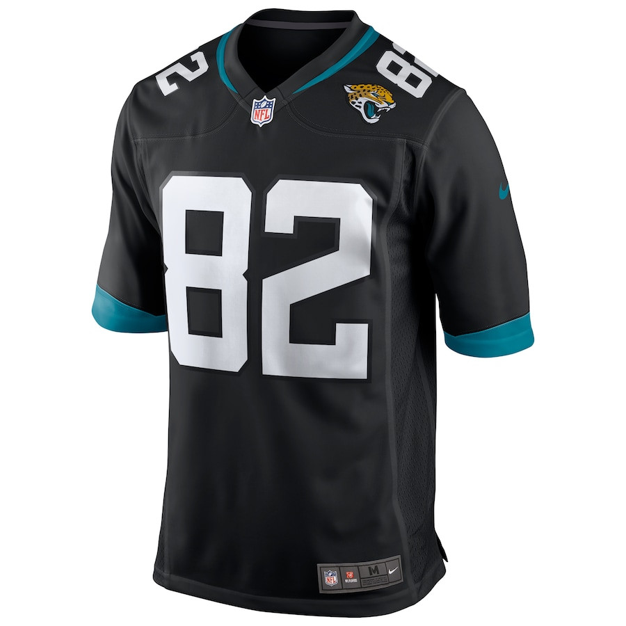 Alternative view of Jimmy Smith #82 Jacksonville Jaguars Game Jersey - Men's | Black