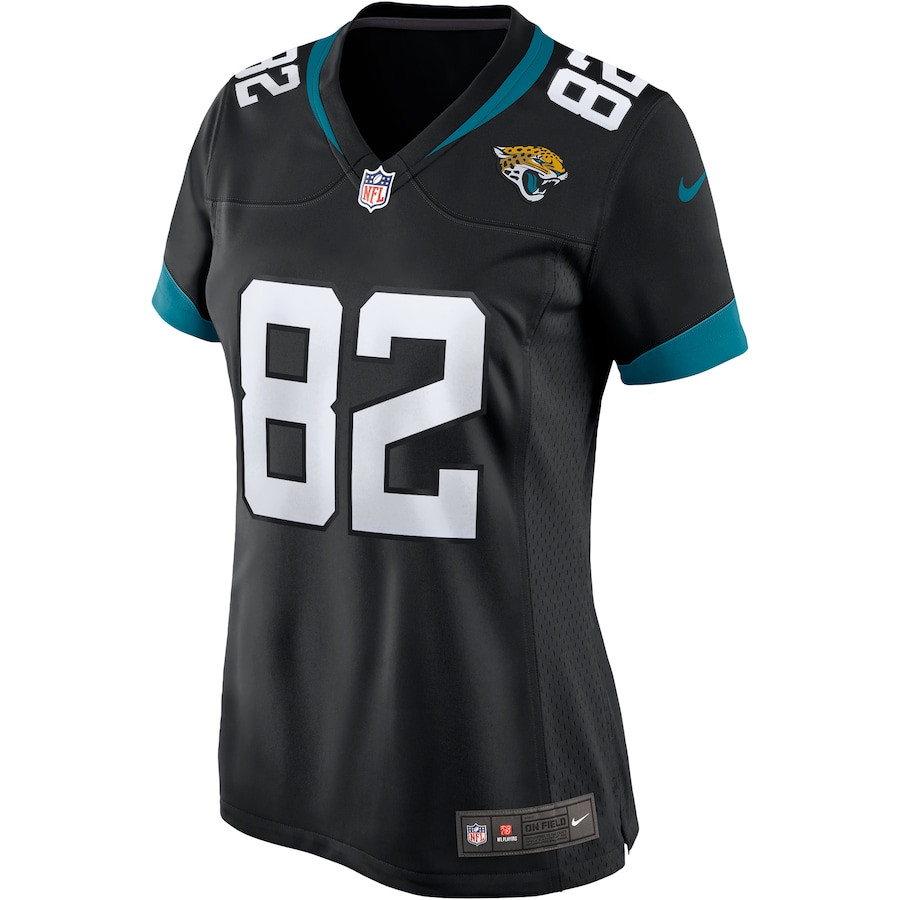 Alternative view of Jimmy Smith #82 Jacksonville Jaguars Game Jersey - Women's | Black