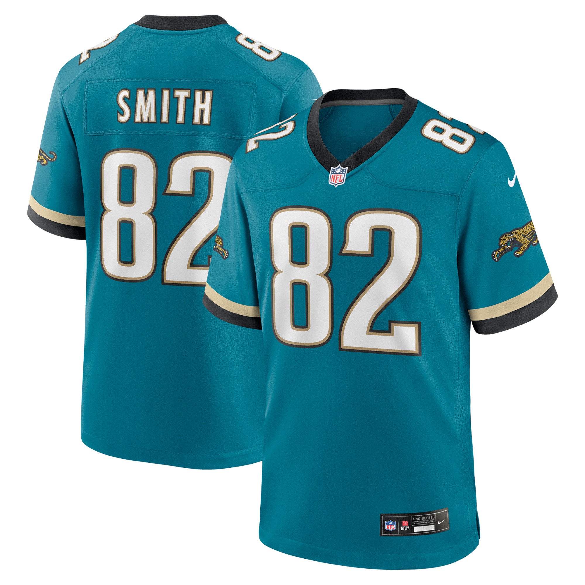 Jimmy Smith Jacksonville Jaguars Throwback Game Jersey - Men's