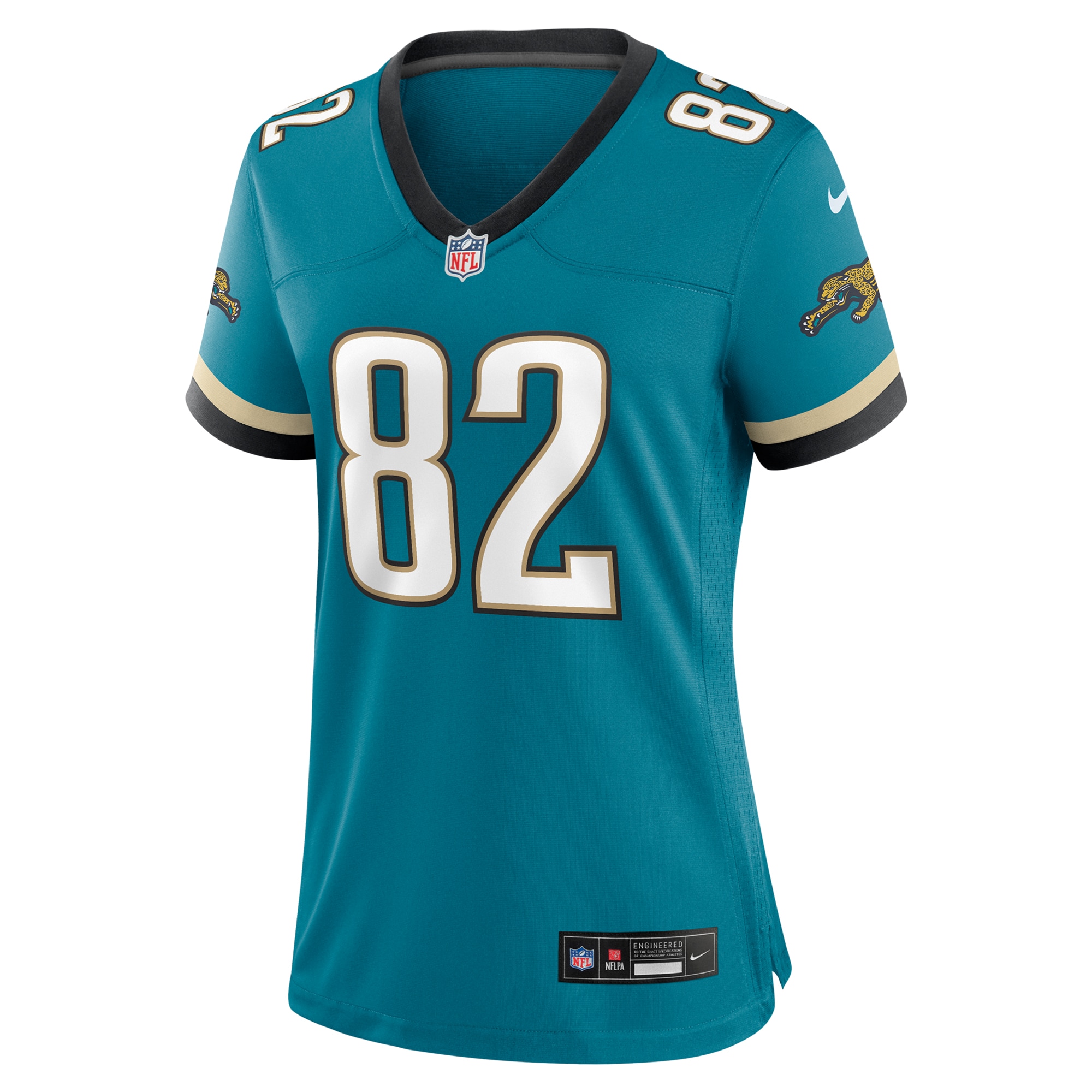 Alternative view of Jimmy Smith Jacksonville Jaguars Throwback Game Jersey - Women's