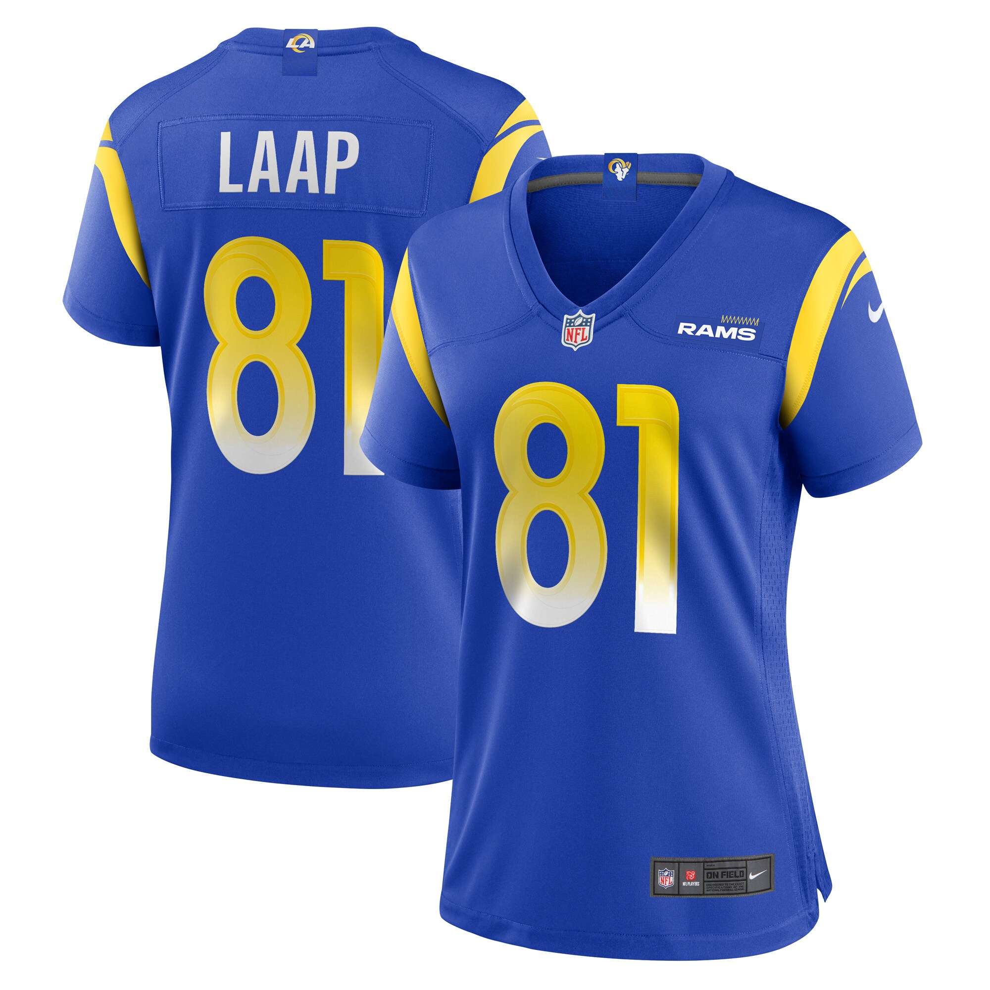 JJ Laap Los Angeles Rams Game Jersey - Women's