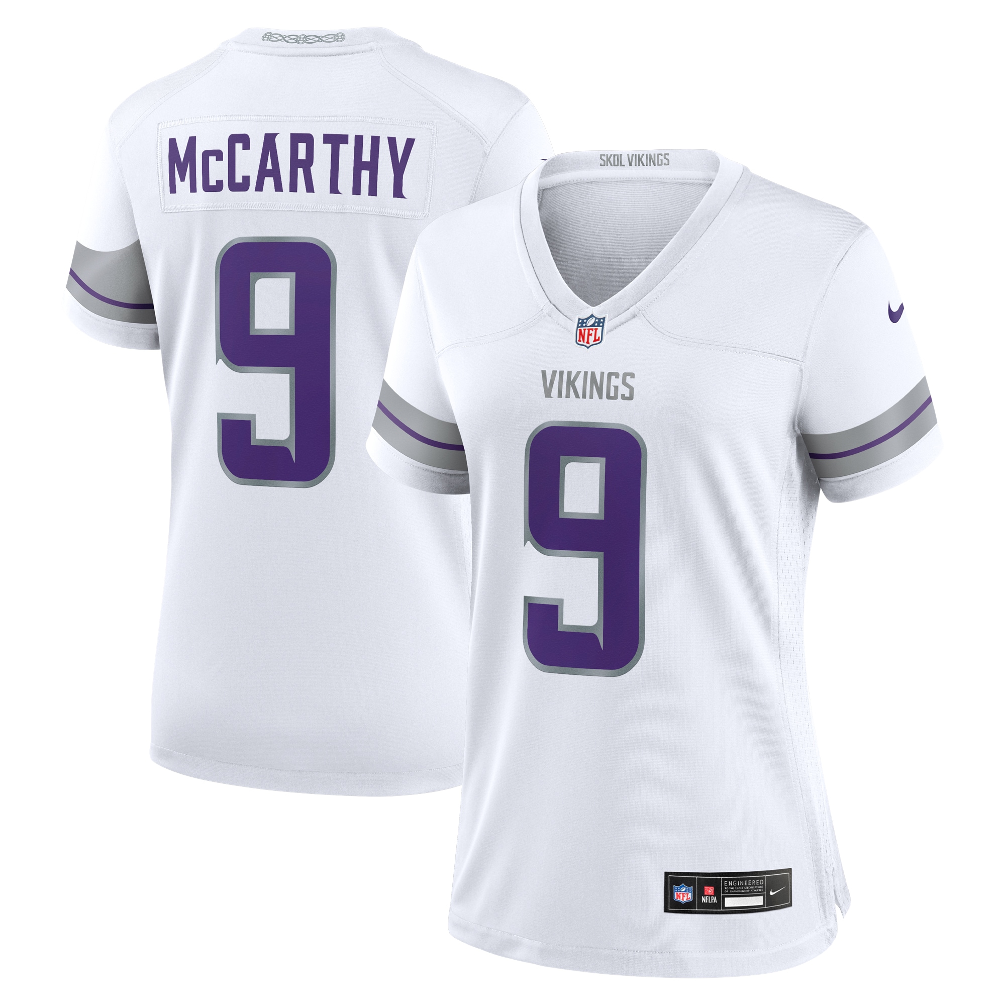 J.J. McCarthy Minnesota Vikings Alternate Game Jersey - Women's