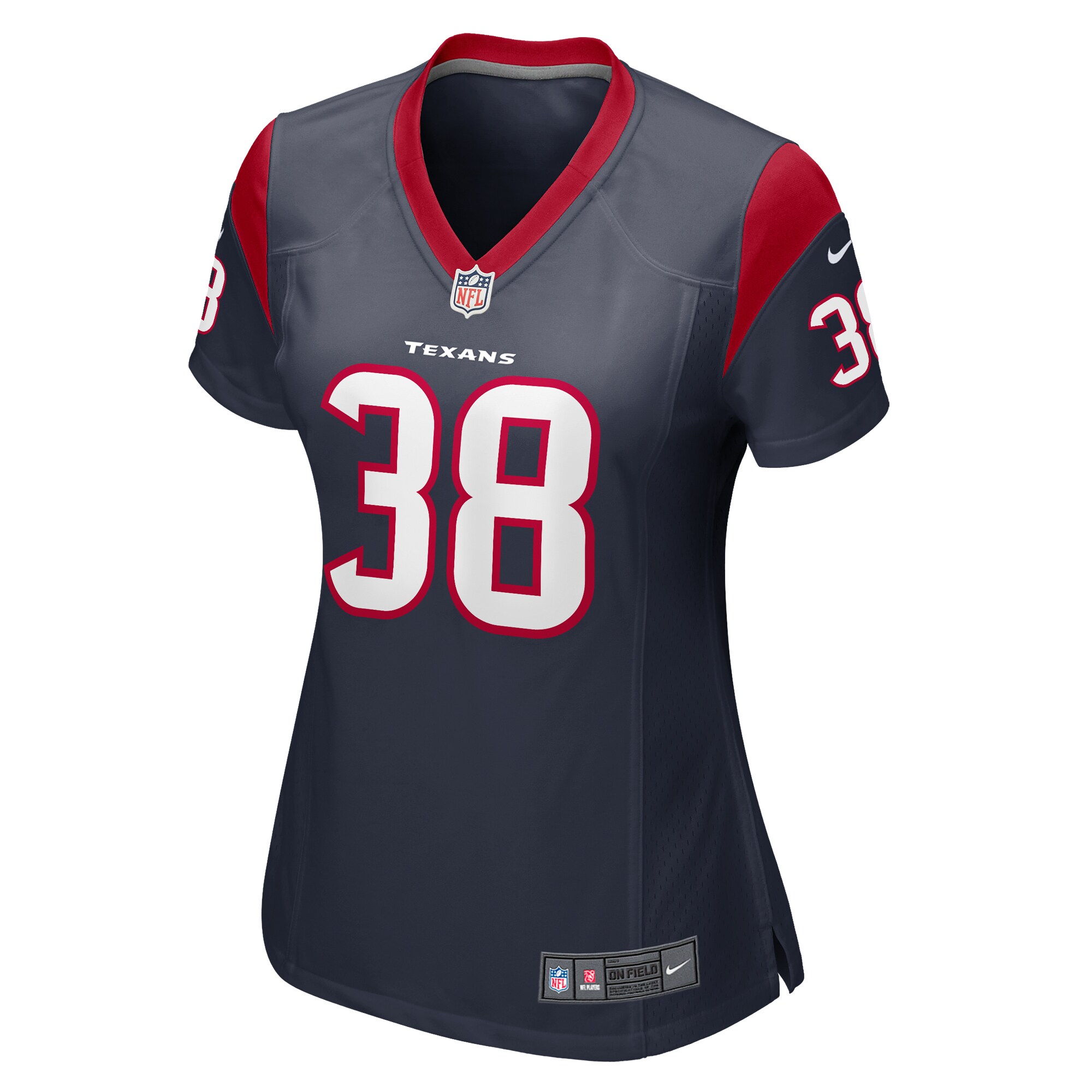 Alternative view of J.J. Taylor Houston Texans Game Jersey - Women's