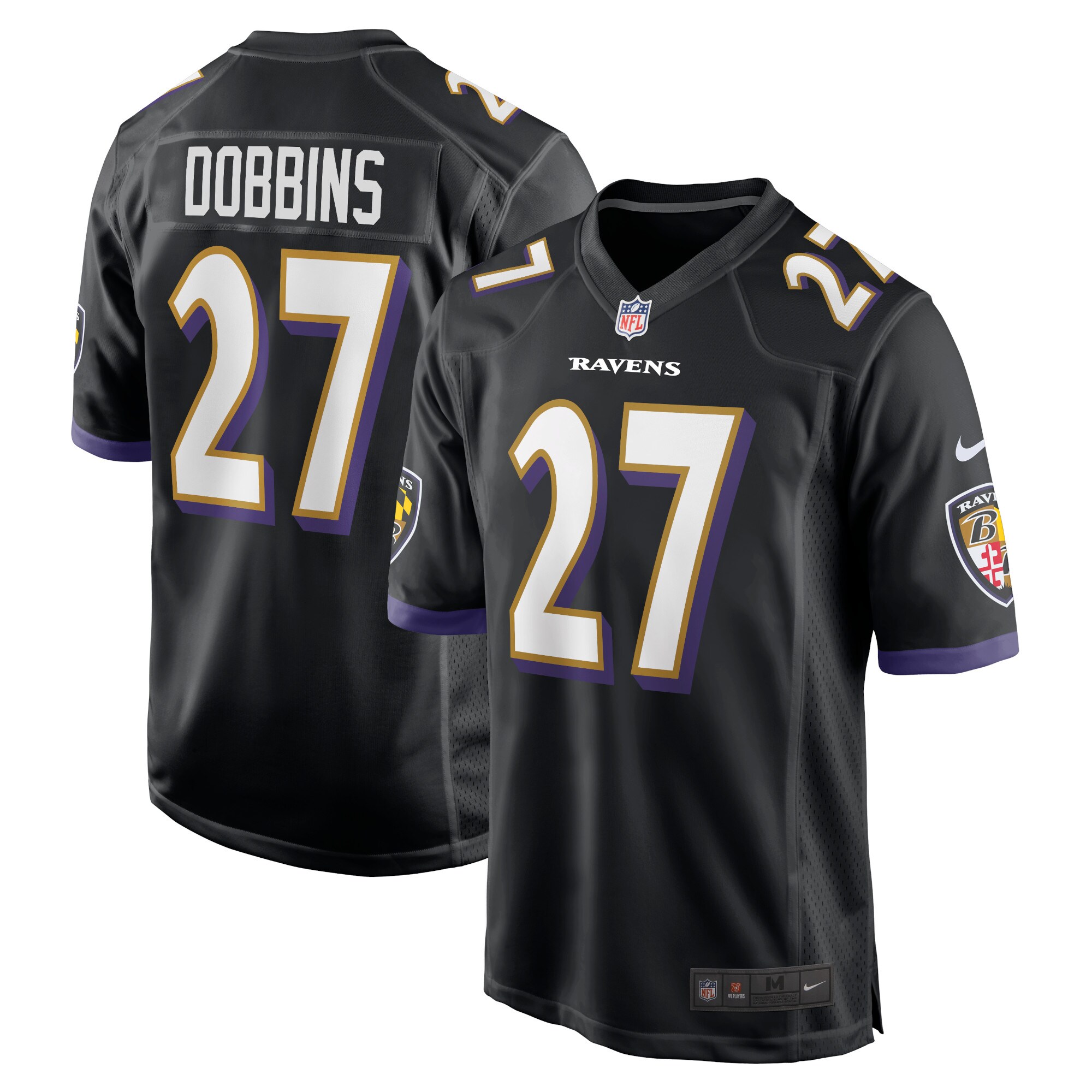 J.K. Dobbins Baltimore Ravens Game Jersey - Men's
