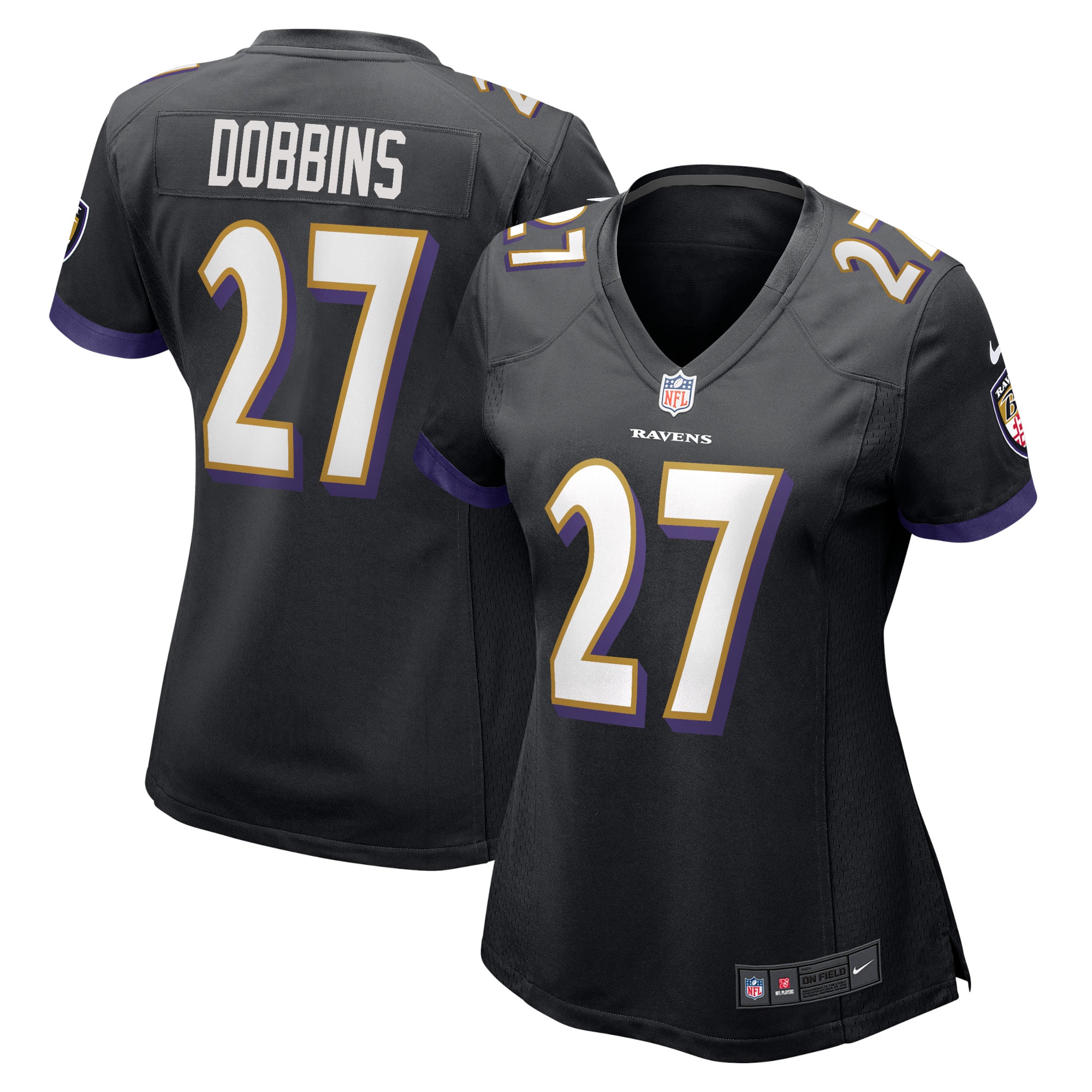 J.K. Dobbins Baltimore Ravens Game Jersey - Women's