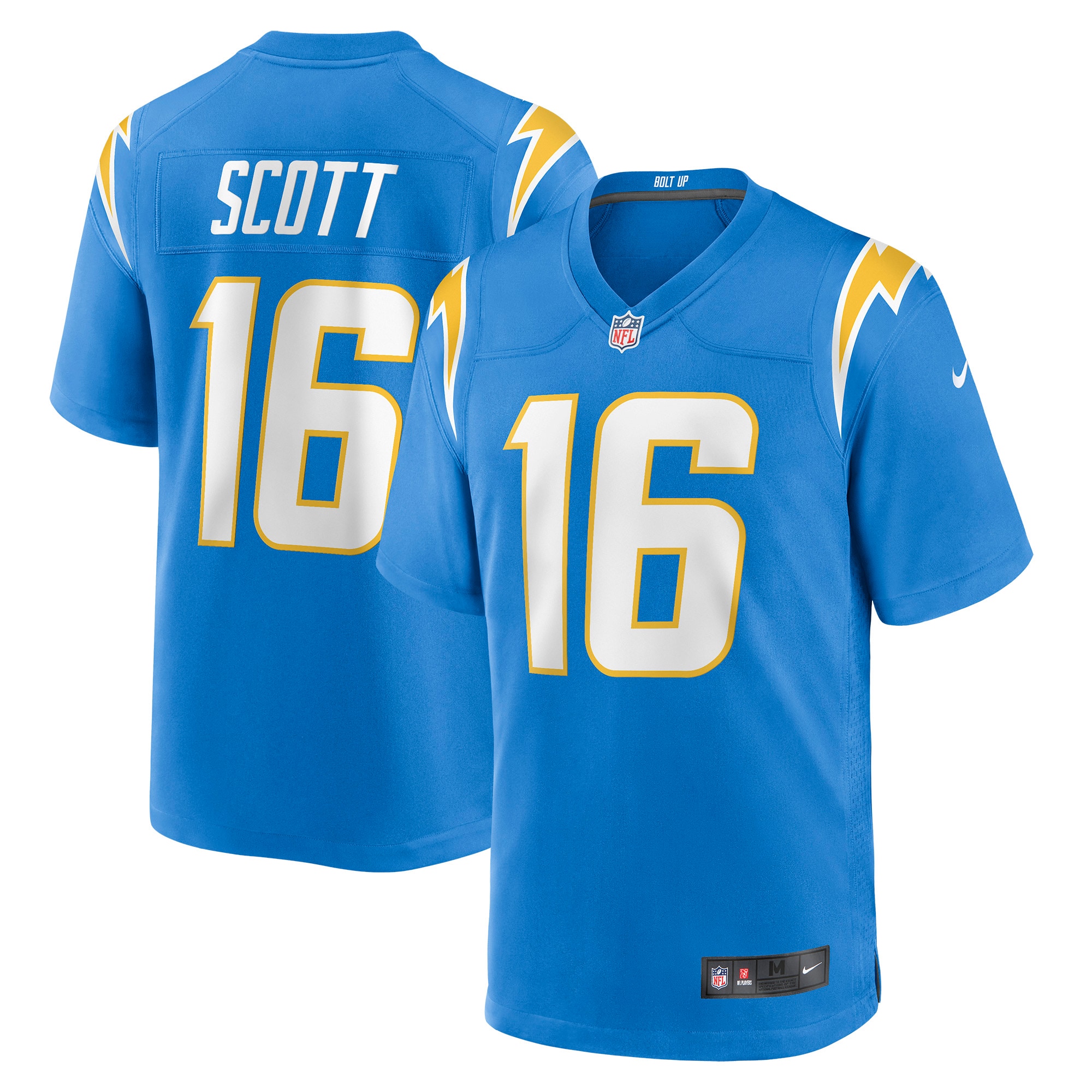 JK Scott Los Angeles Chargers Game Jersey - Men's