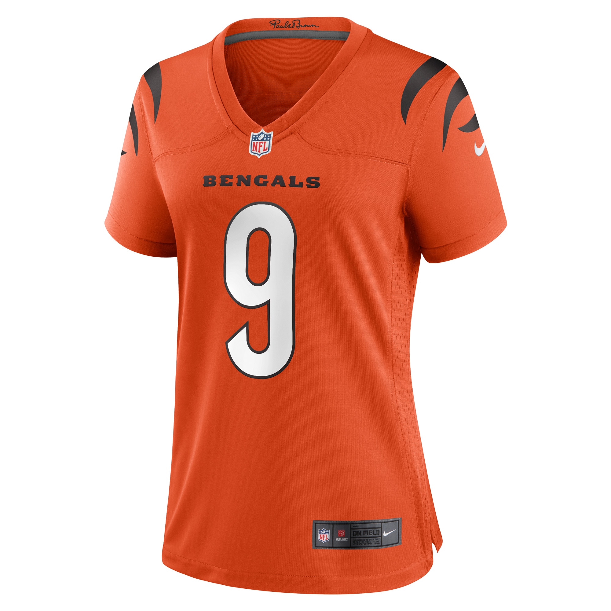 Alternative view of Joe Burrow Cincinnati Bengals Game Jersey - Women's