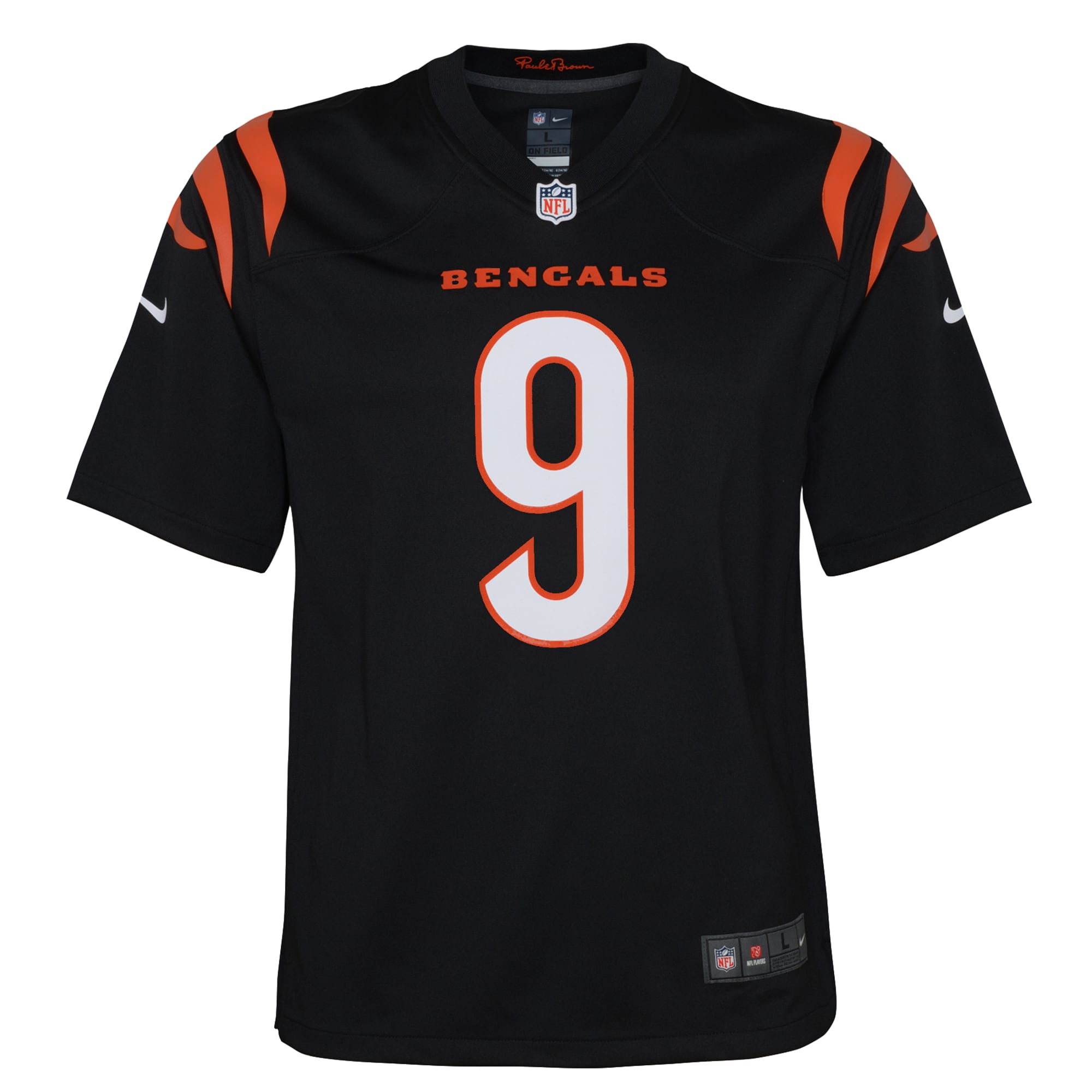 Alternative view of Joe Burrow Cincinnati Bengals Game Jersey - Youth