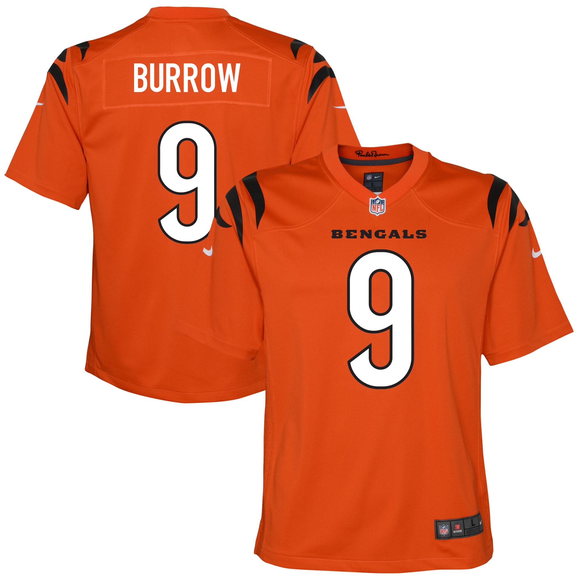 Joe Burrow Cincinnati Bengals Game Jersey - Youth