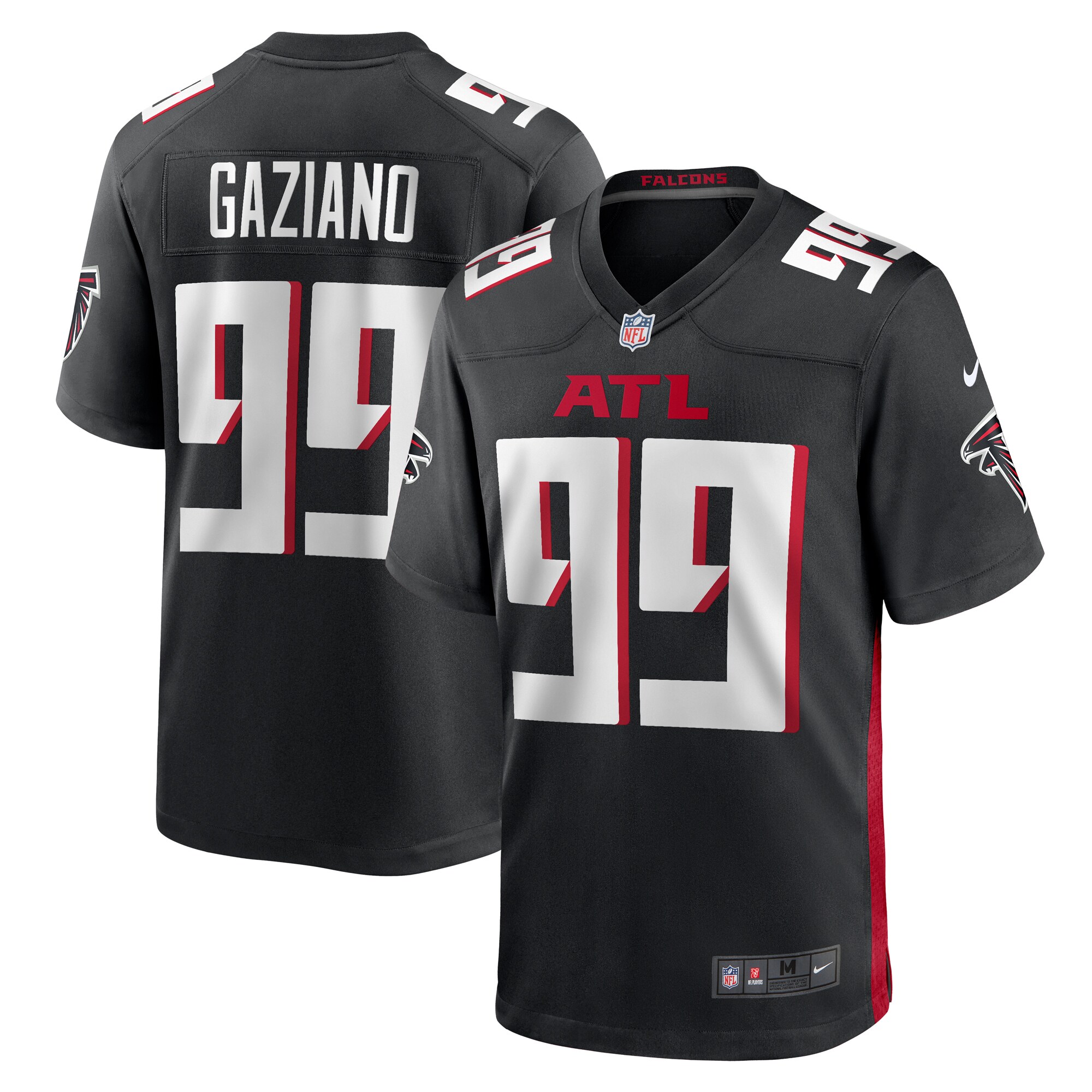Joe Gaziano Atlanta Falcons Game Jersey - Men's