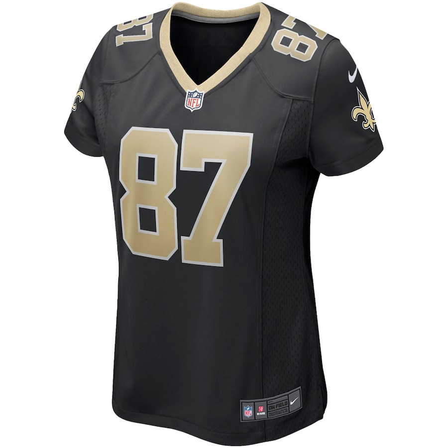 Alternative view of Joe Horn #87 New Orleans Saints Game Jersey - Women's | Black