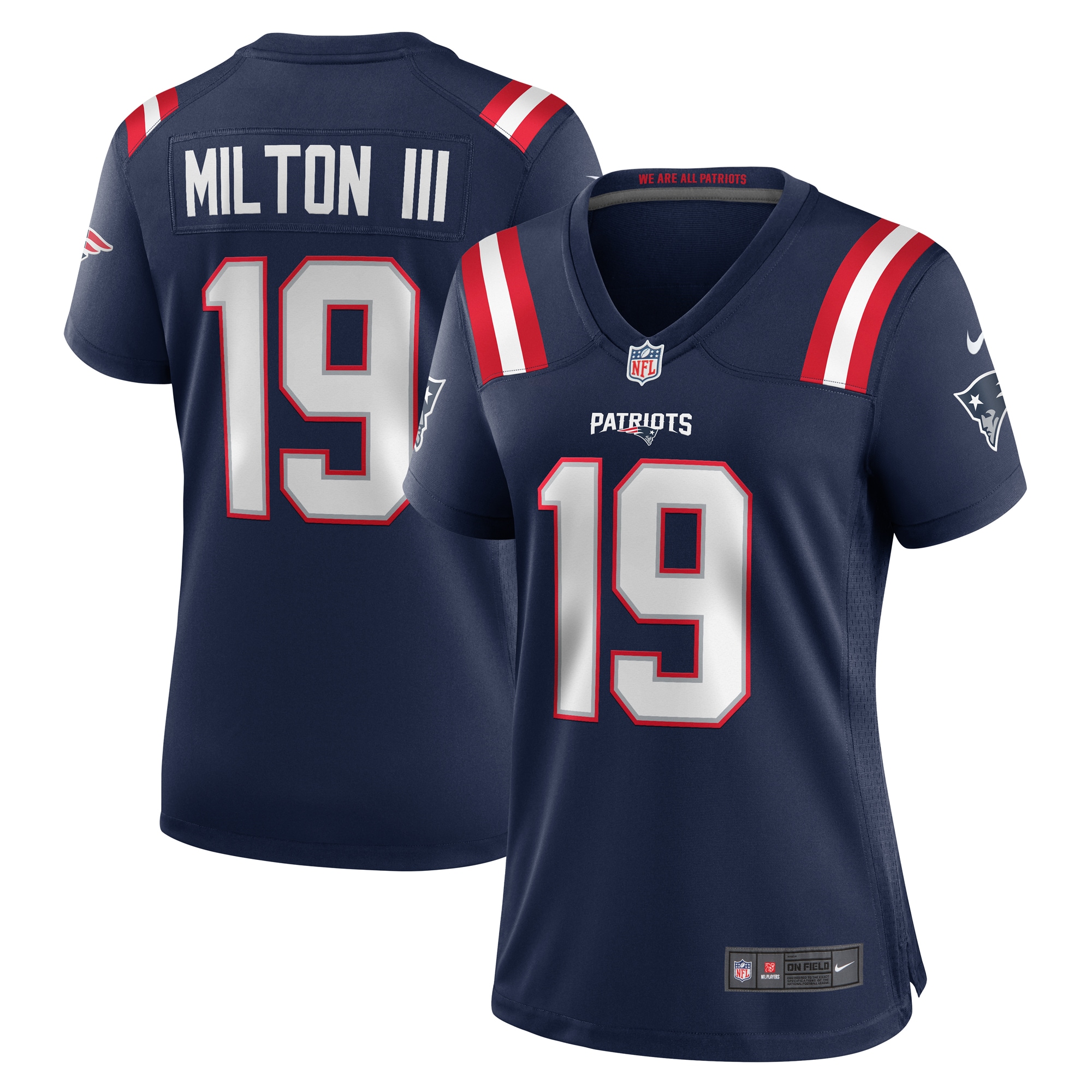 Joe Milton III New England Patriots Game Jersey - Women's
