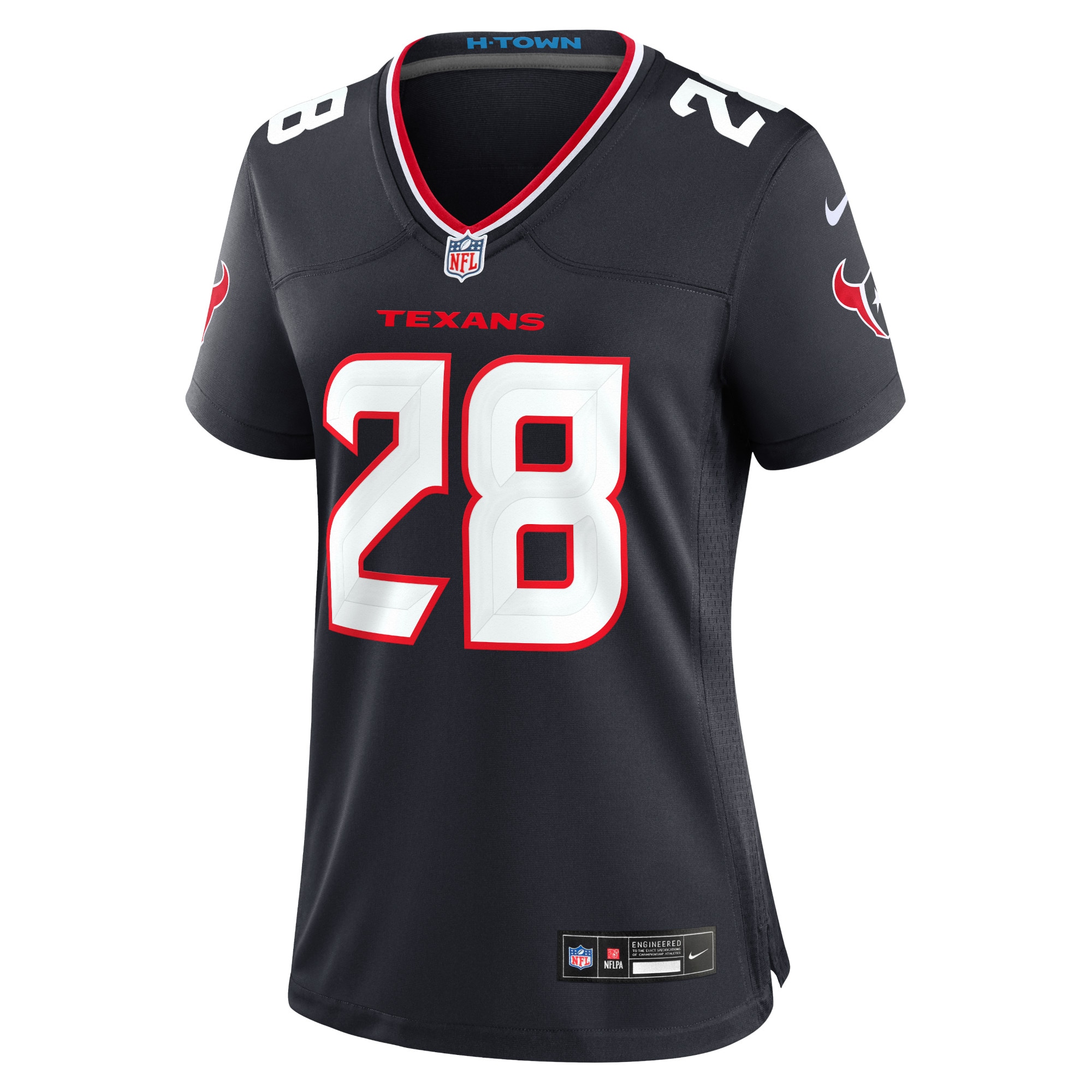 Alternative view of Joe Mixon Houston Texans Game Jersey - Women's