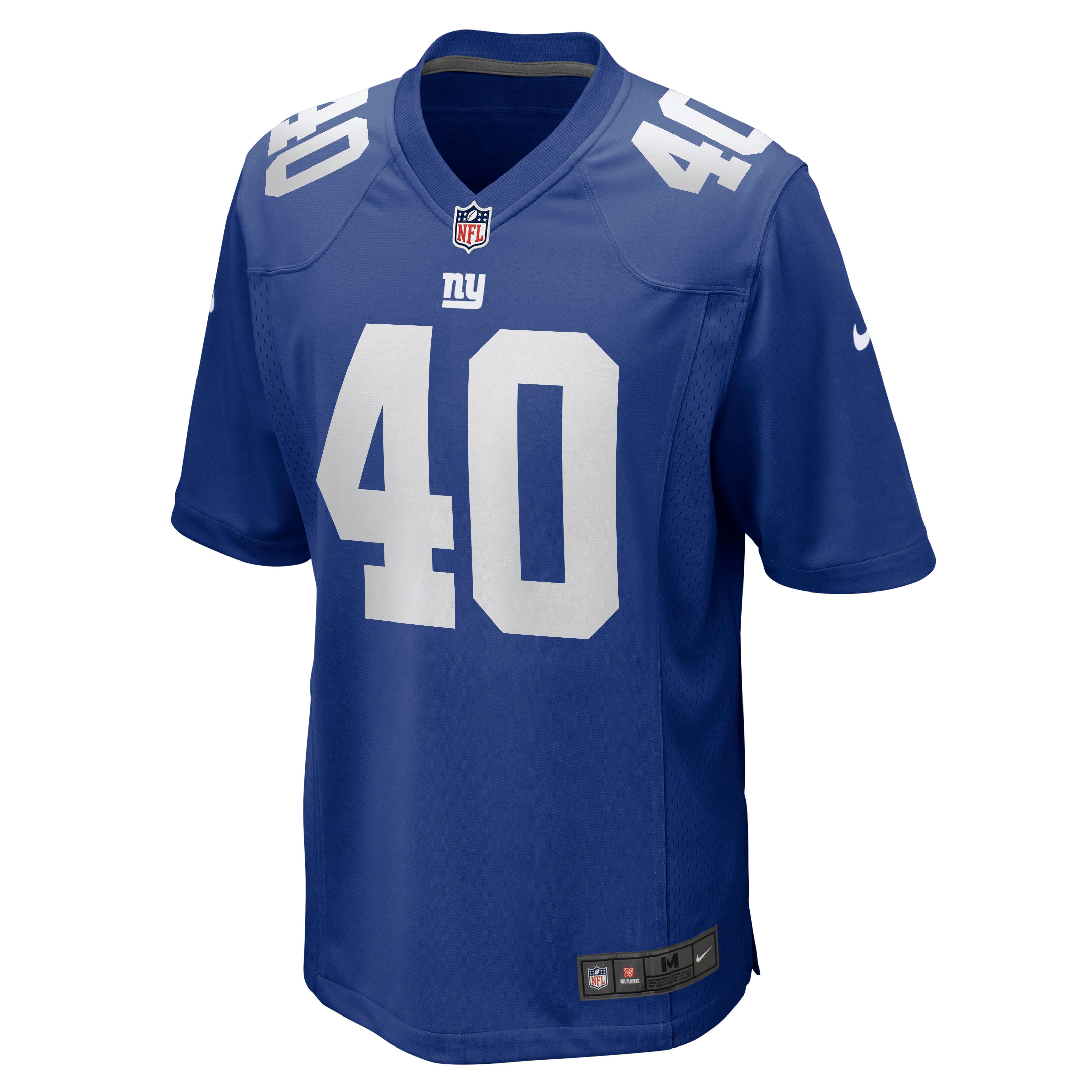 Alternative view of Joe Morrison New York Giants Retired Player Game Jersey - Men's
