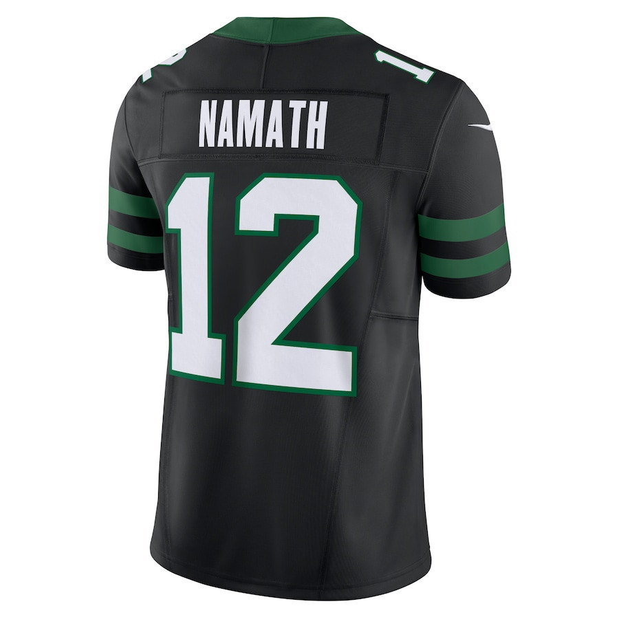 Joe Namath #12 New York Jets Alternate Game Jersey - Men's - Image 3