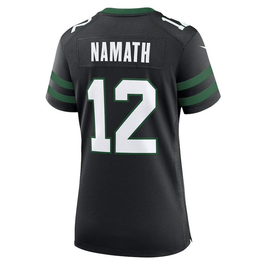 Joe Namath #12 New York Jets Alternate Game Jersey - Women's - Image 3