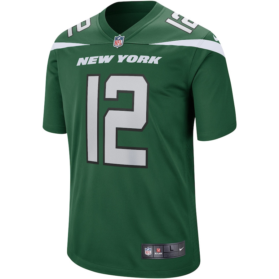 Alternative view of Joe Namath #12 New York Jets Game Jersey - Men's | Gotham Green