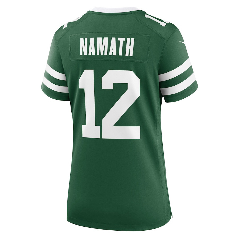 Joe Namath #12 New York Jets Game Jersey - Women's - Image 3
