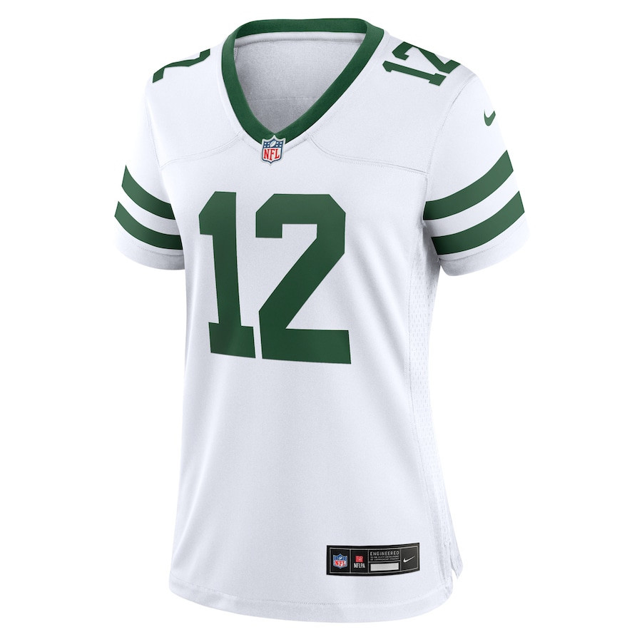 Alternative view of Joe Namath #12 New York Jets Retired Player Game Jersey - Women's