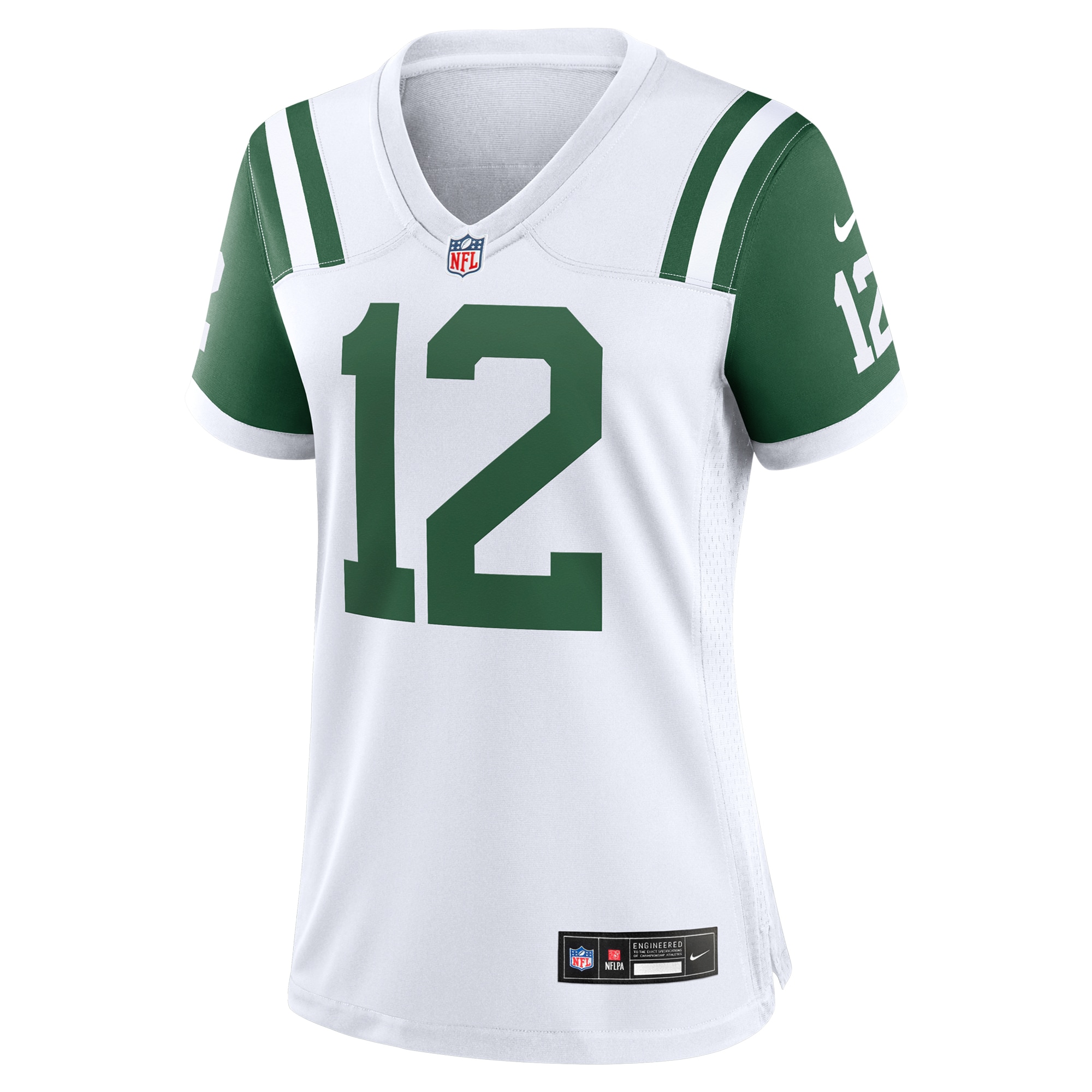 Alternative view of Joe Namath New York Jets Alternate Game Jersey - Women's