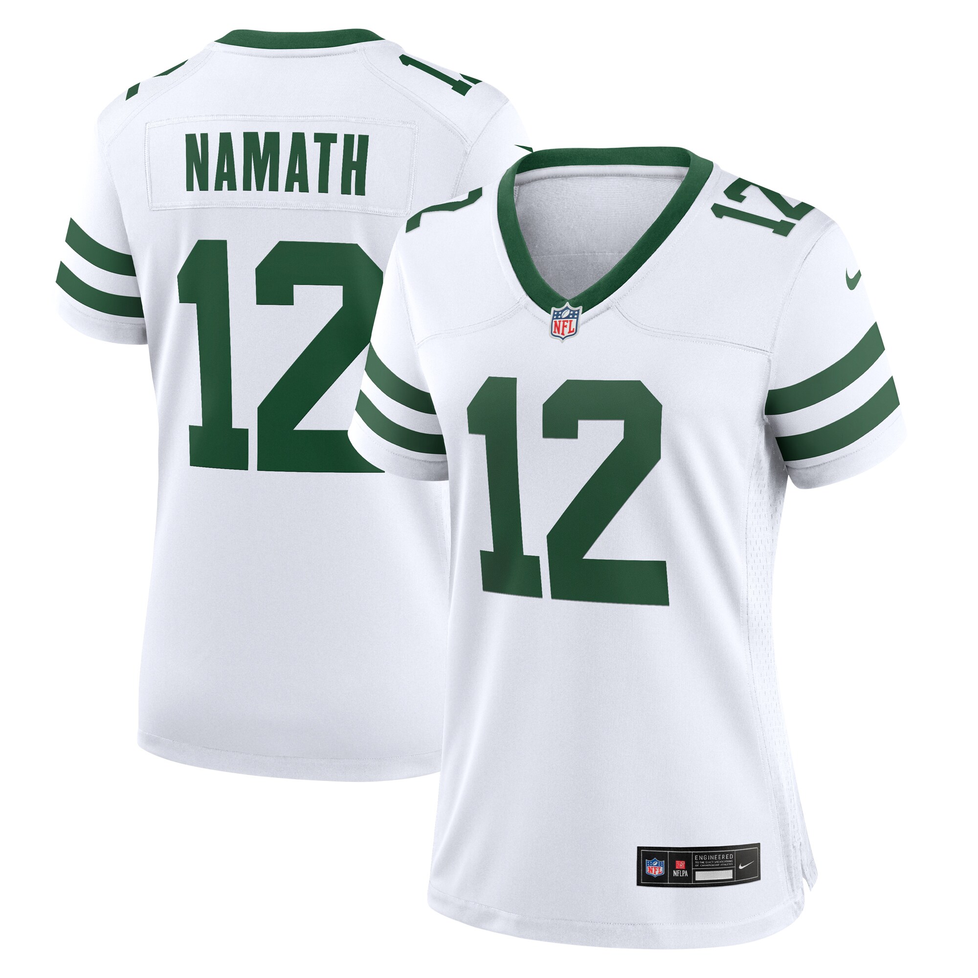 Joe Namath New York Jets Retired Player Game Jersey - Women's