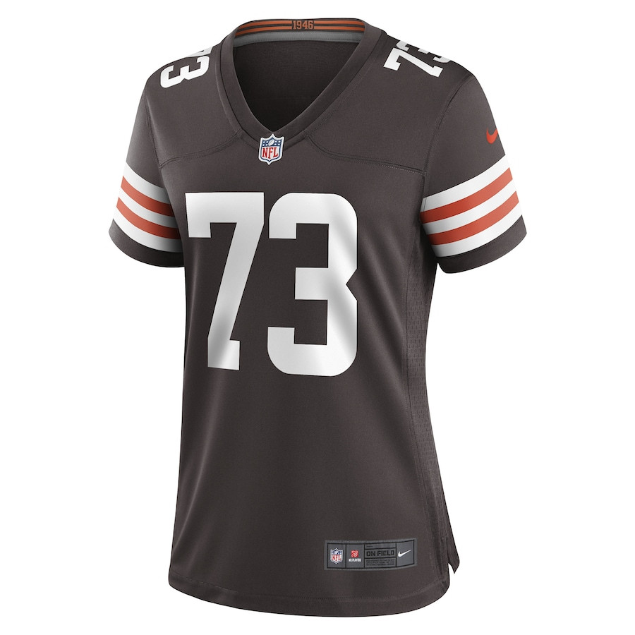 Alternative view of Joe Thomas #73 Cleveland Browns Game Jersey - Women's | Brown