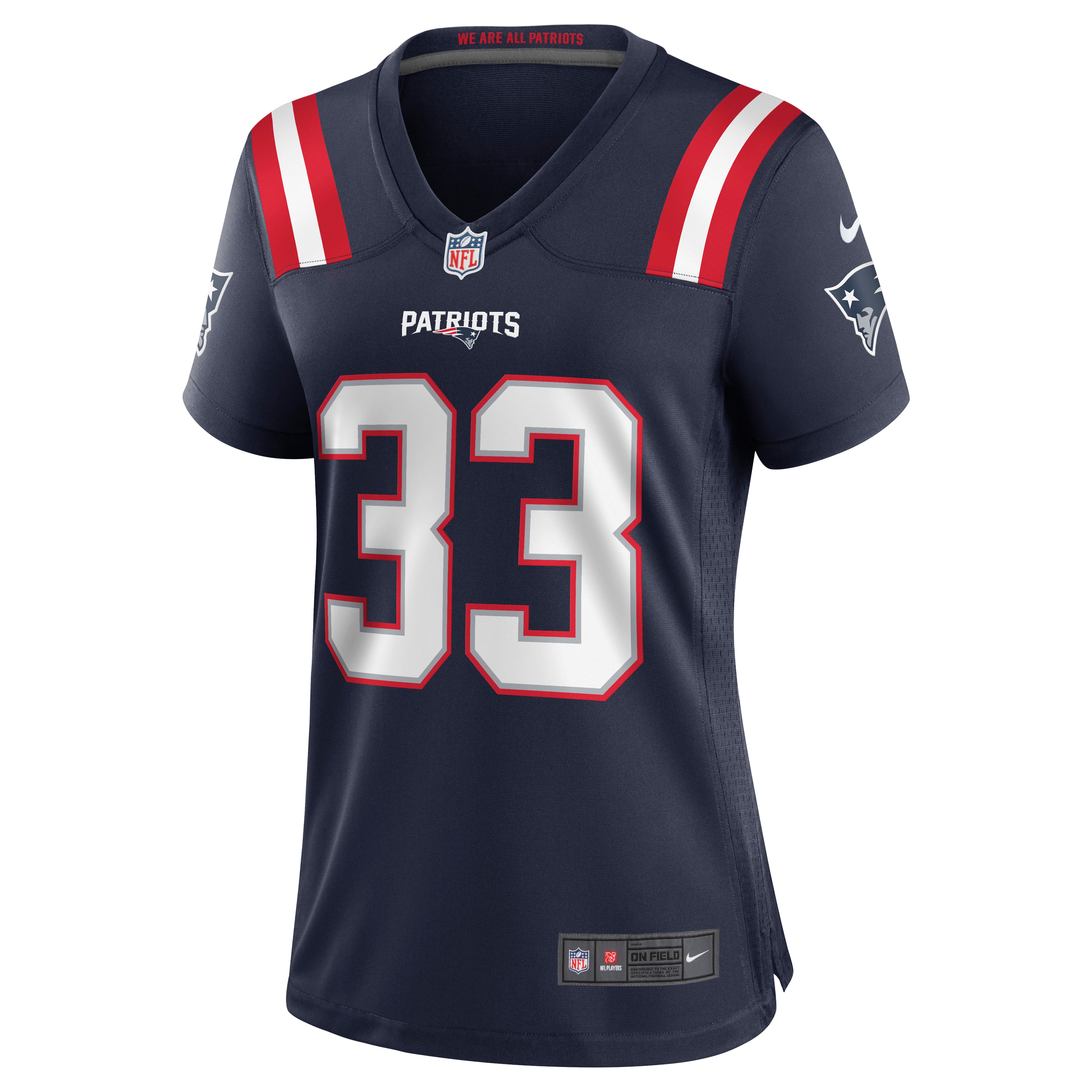 Alternative view of Joejuan Williams New England Patriots Game Jersey - Women's