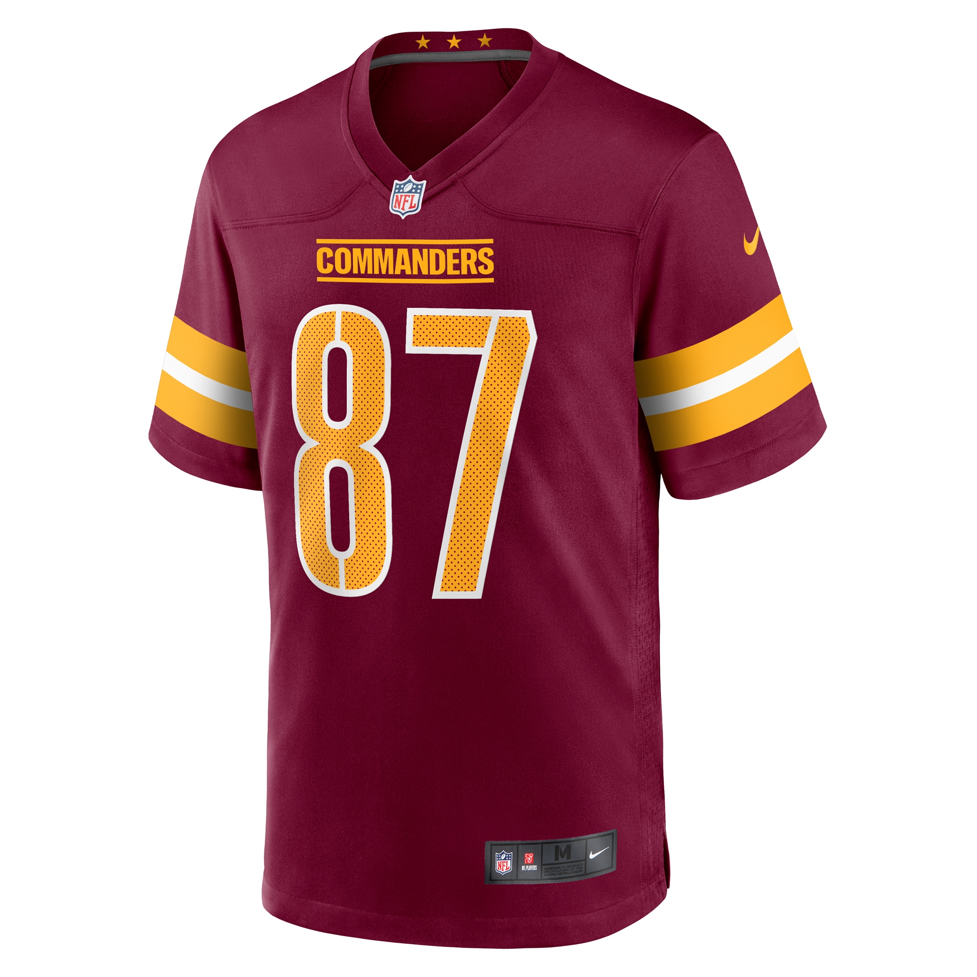 Alternative view of John Bates Washington Commanders Game Jersey - Men's
