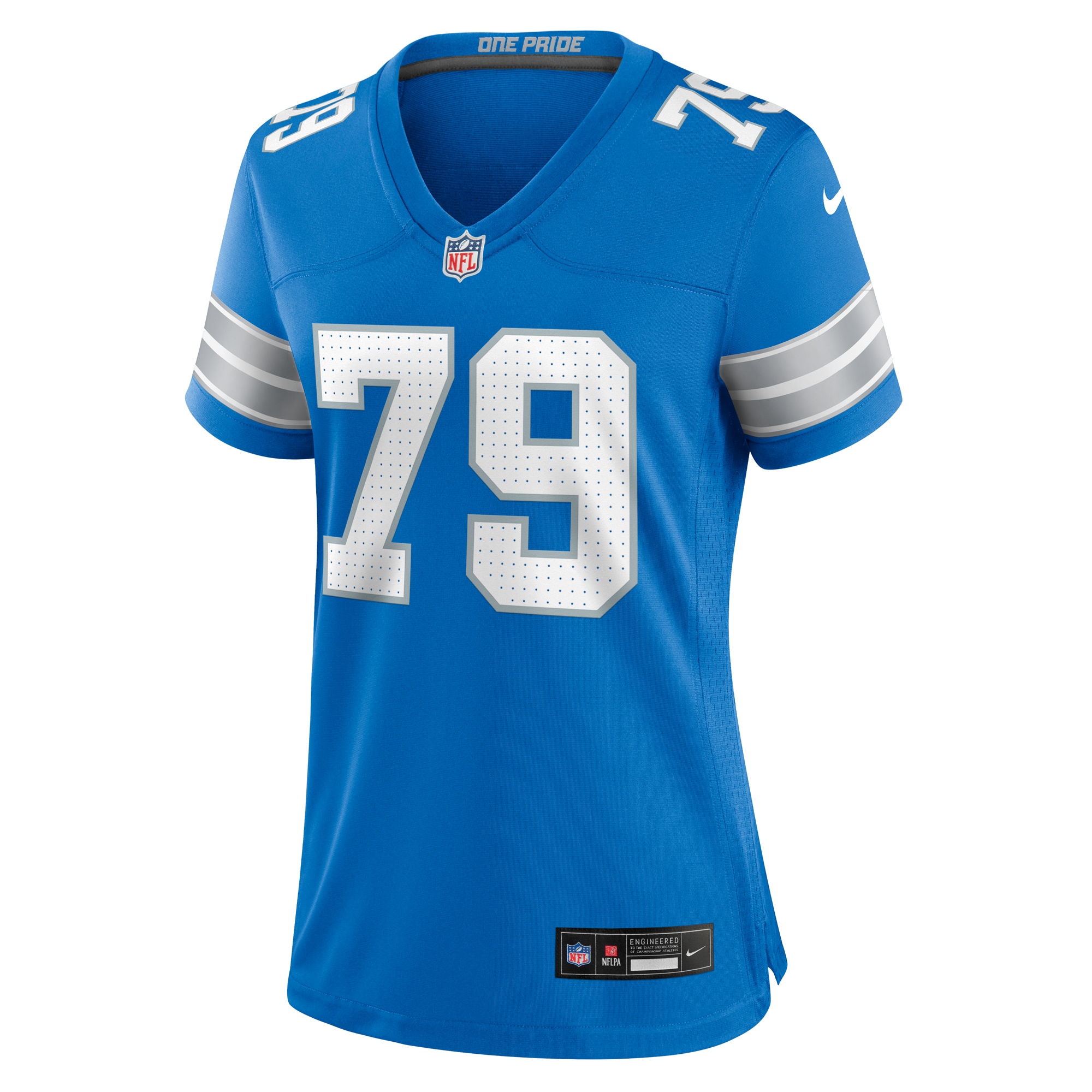 Alternative view of John Cominsky Detroit Lions Game Jersey - Women's