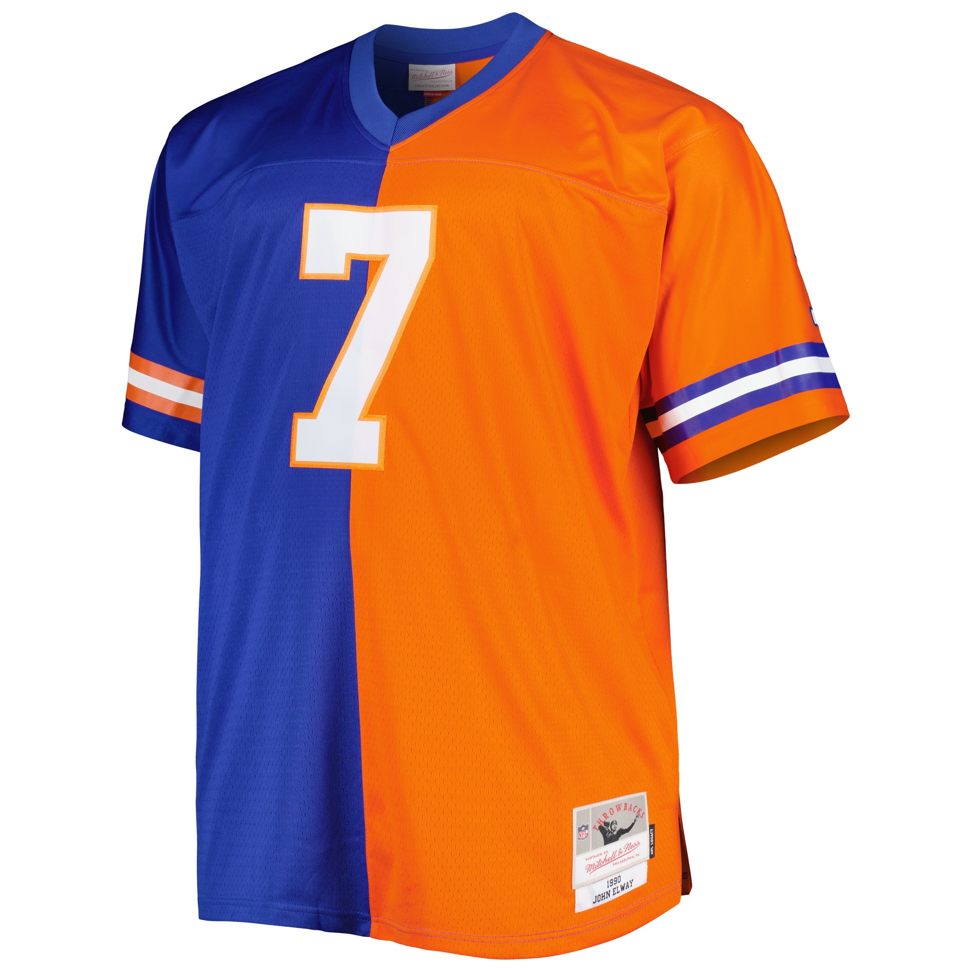 Alternative view of John Elway Mitchell & Ness Denver Broncos Retired Player Game Jersey - Men's