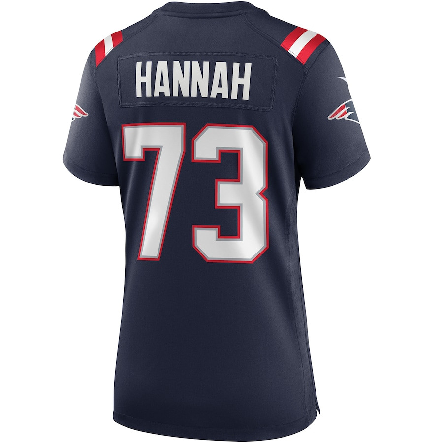 John Hannah #73 New England Patriots Game Jersey - Women's | Navy - Image 3