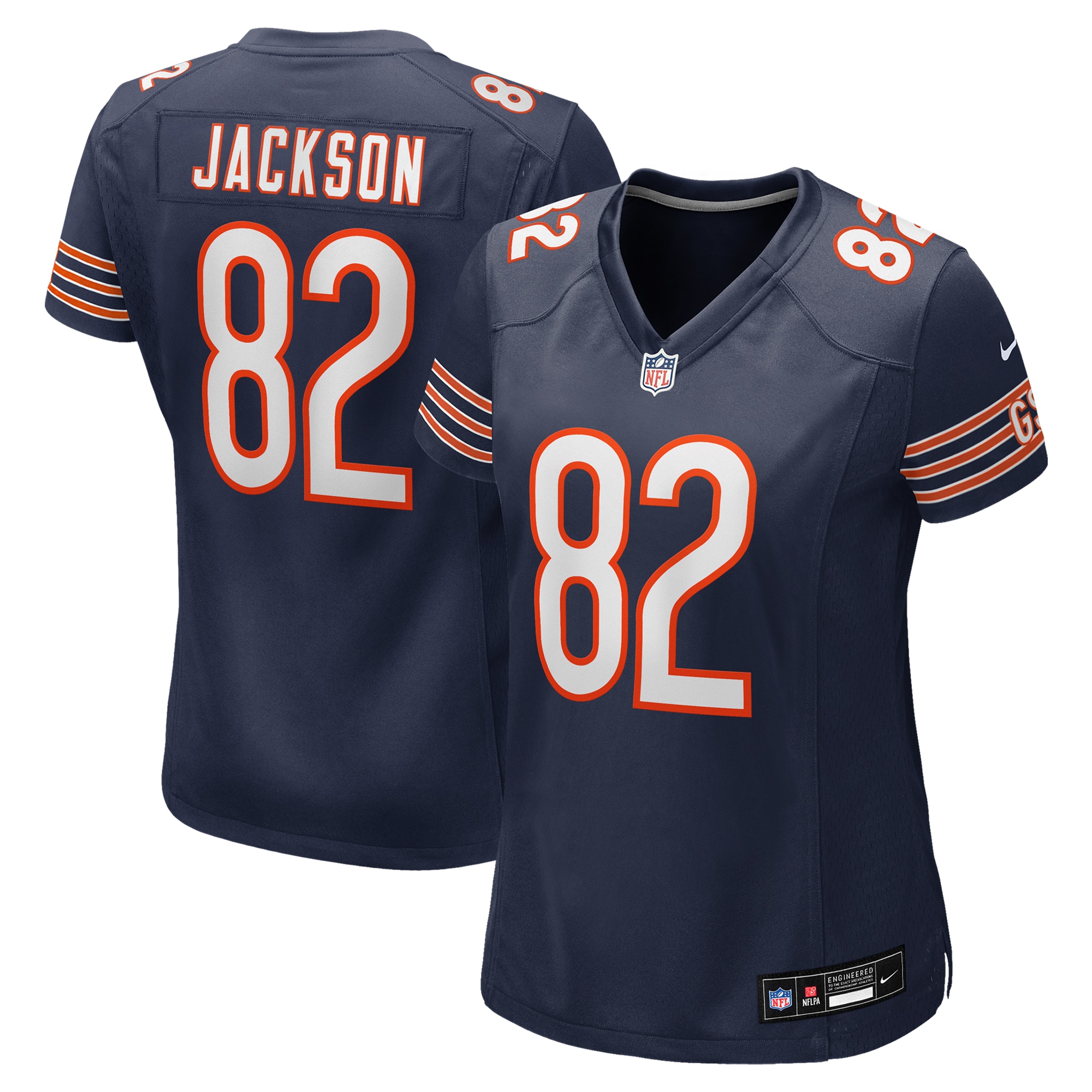John Jackson Chicago Bears Game Jersey - Women's