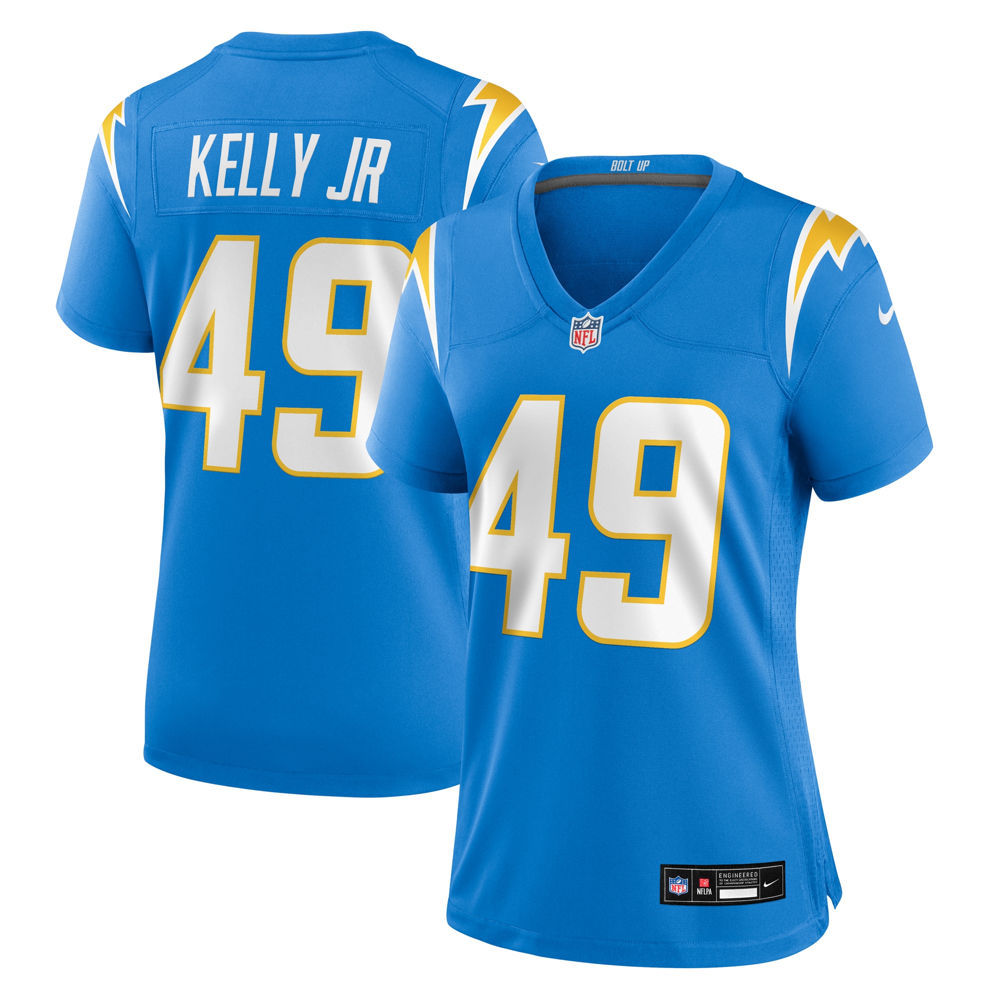 John Los Angeles Chargers Game Jersey - Women's