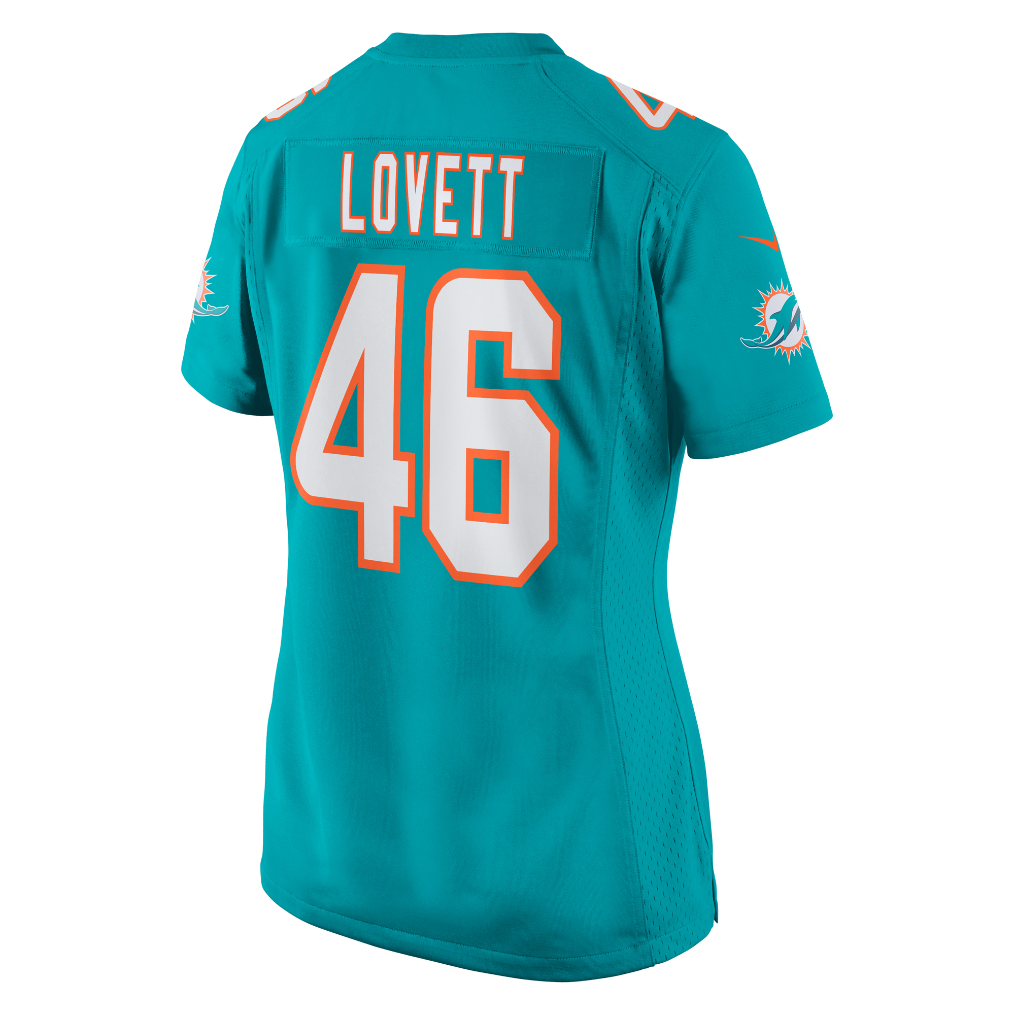 John Lovett Miami Dolphins Game Jersey - Women's - Image 3