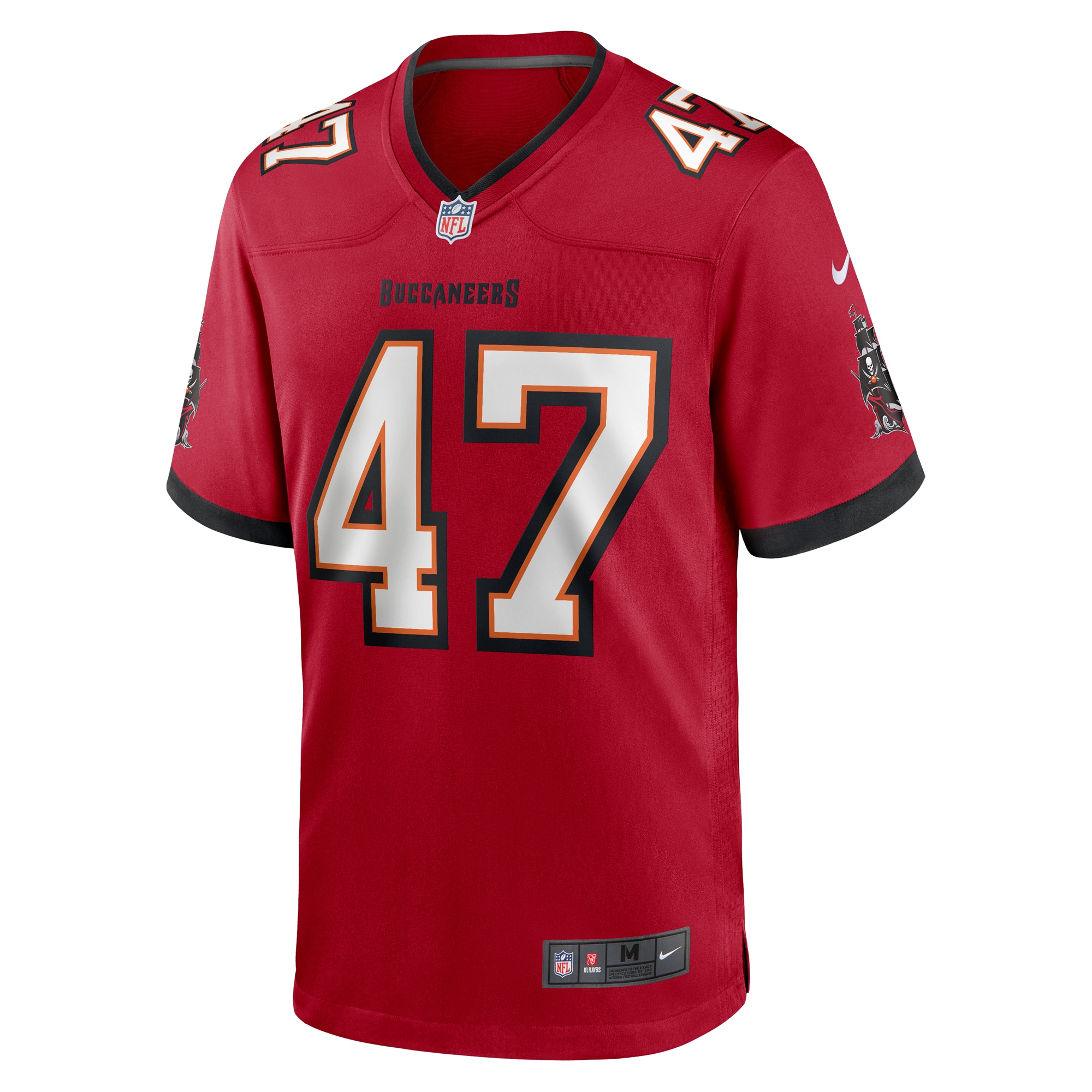 Alternative view of John Lynch Tampa Bay Buccaneers Retired Player Game Jersey - Men's