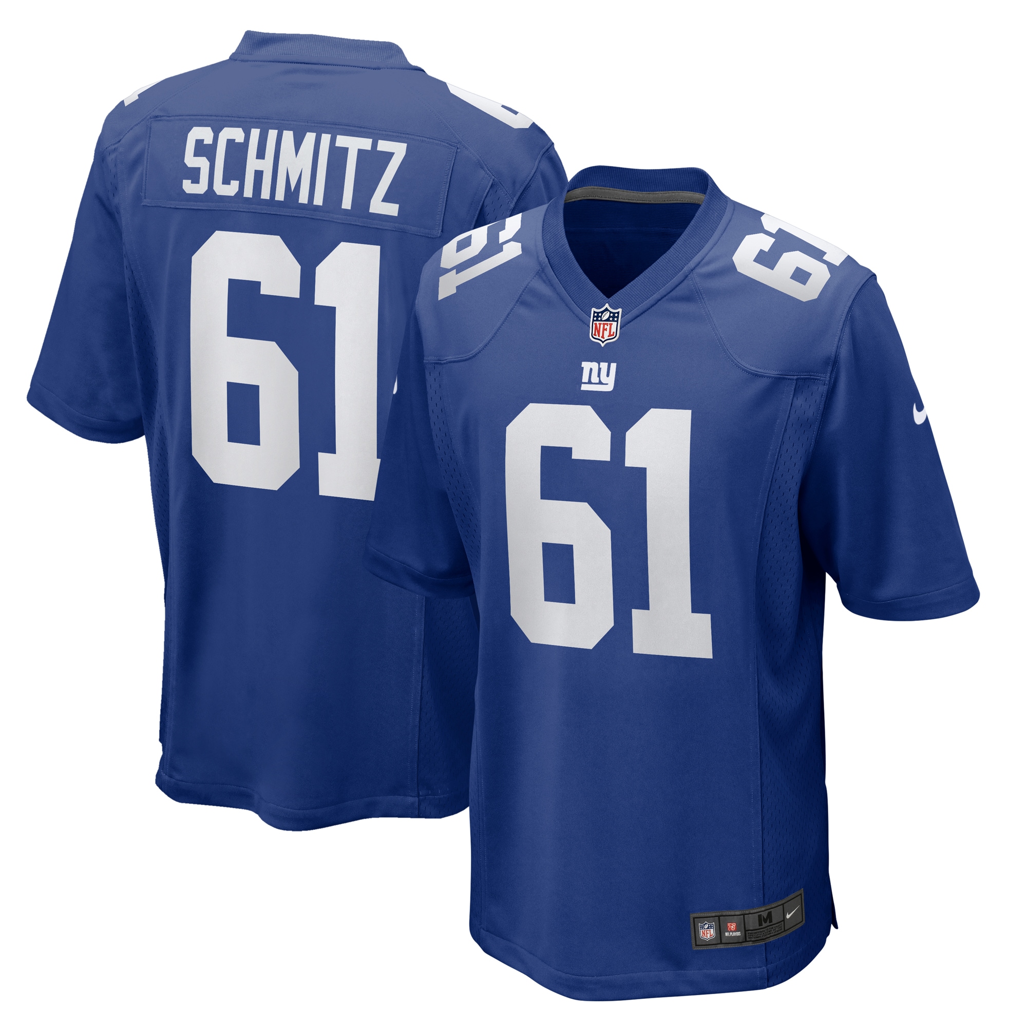 John Michael Schmitz New York Giants Game Jersey - Men's