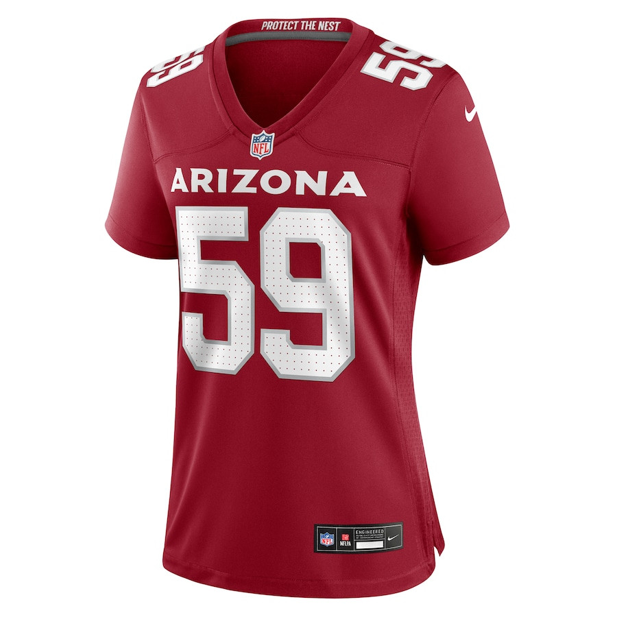 Alternative view of Jon Gaines II #59 Arizona Cardinals Game Jersey - Women's | Cardinal
