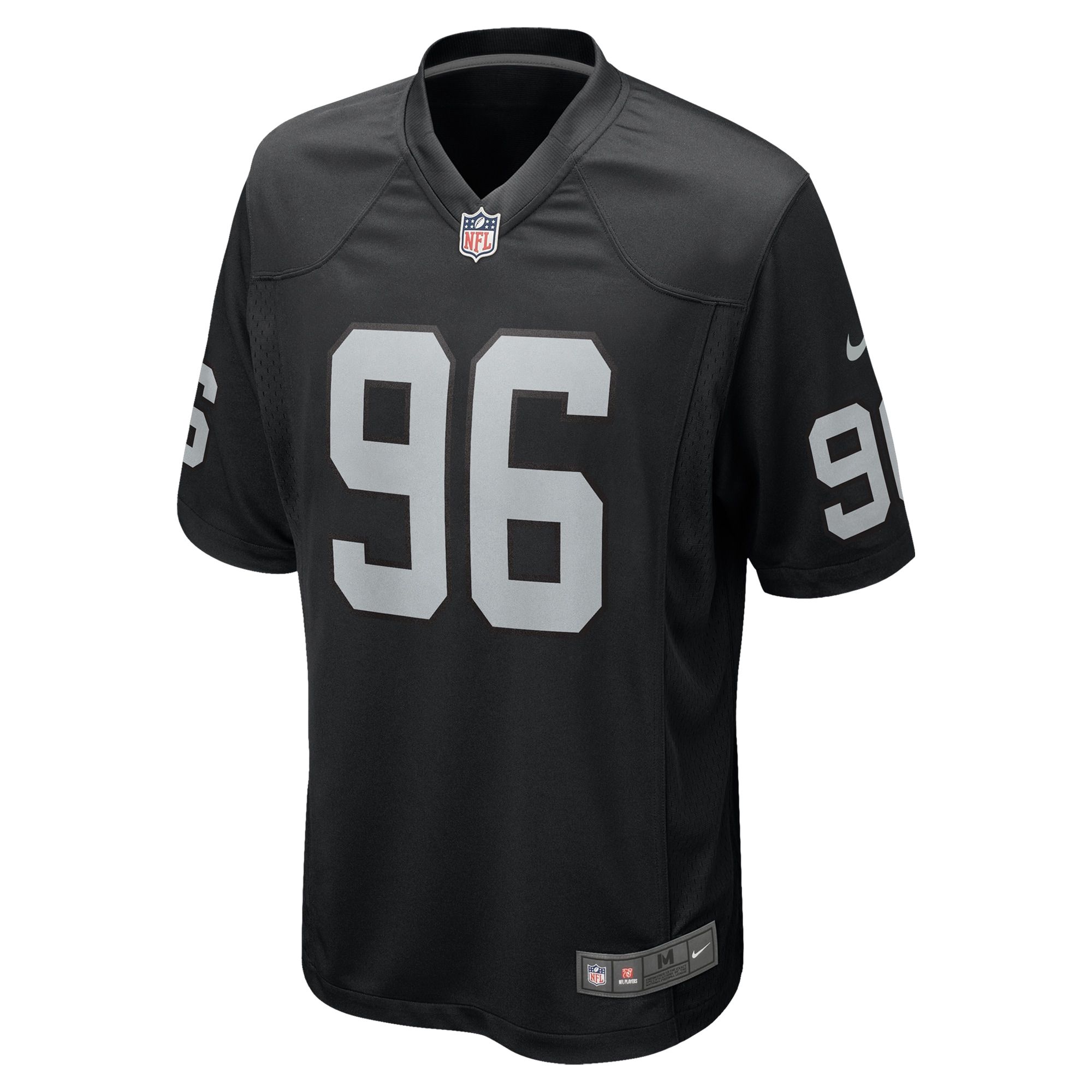 Alternative view of Jonah Laulu Las Vegas Raiders Game Jersey - Men's