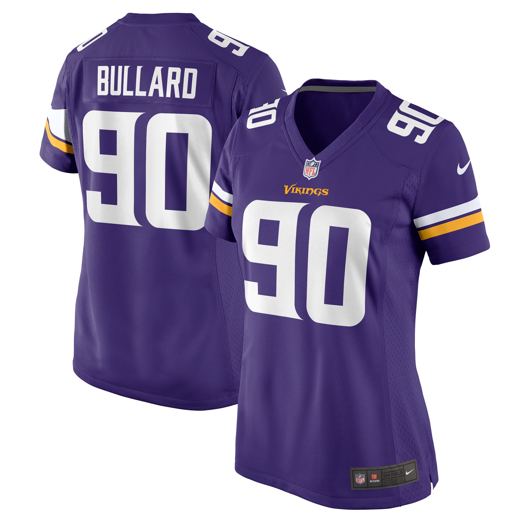 Jonathan Bullard Minnesota Vikings Game Jersey - Women's