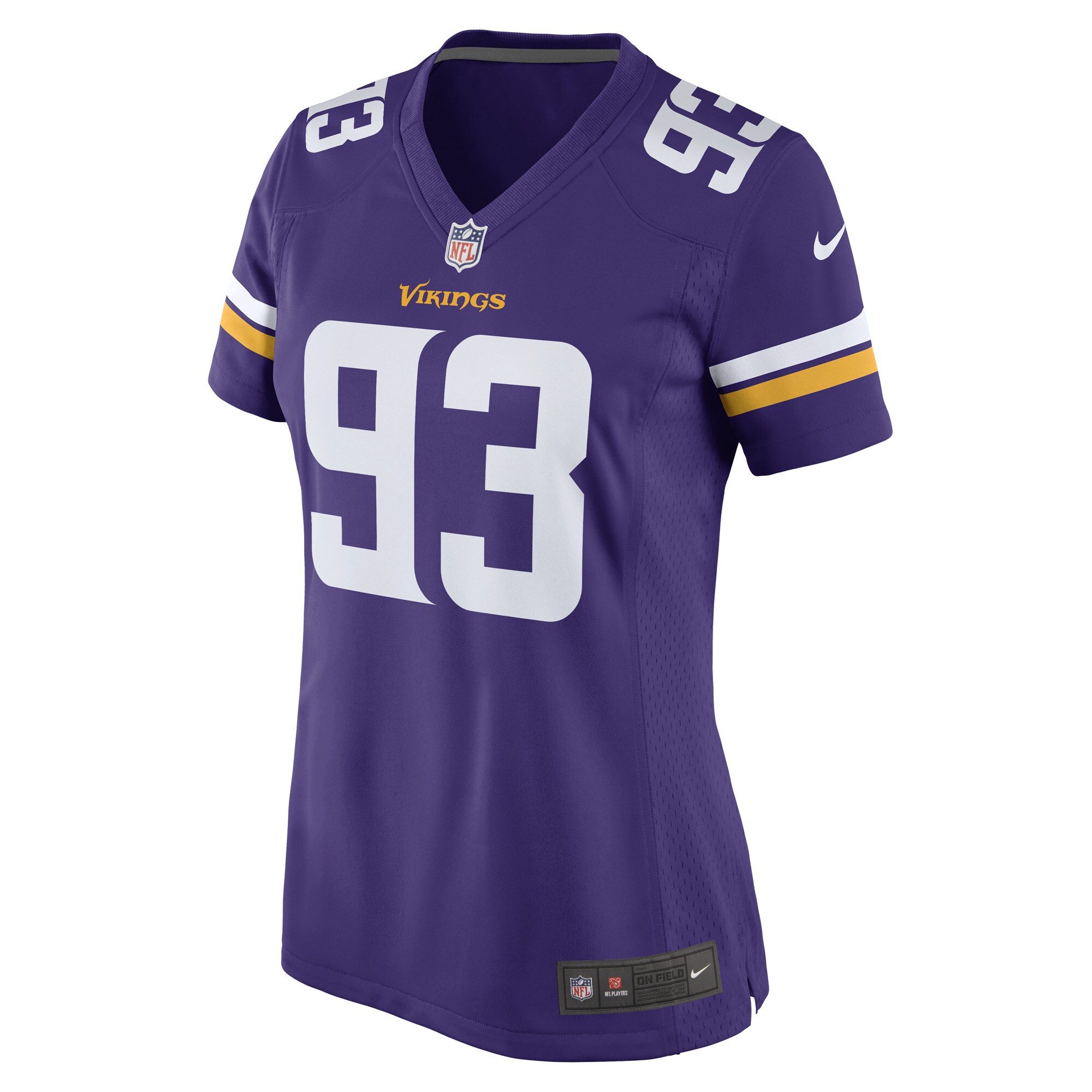 Alternative view of Jonathan Bullard Minnesota Vikings Game Jersey - Women's