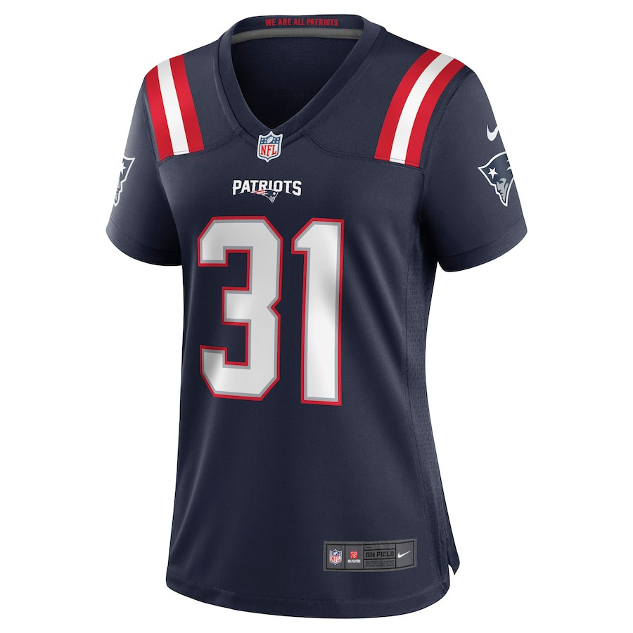 Jonathan Jones #31 New England Patriots Game Jersey - Women's | Navy - Image 2