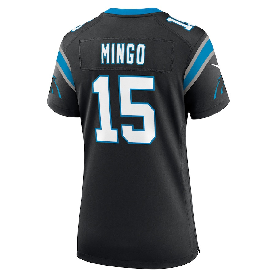 Jonathan Mingo #15 Carolina Panthers Game Jersey - Women's | Black - Image 3