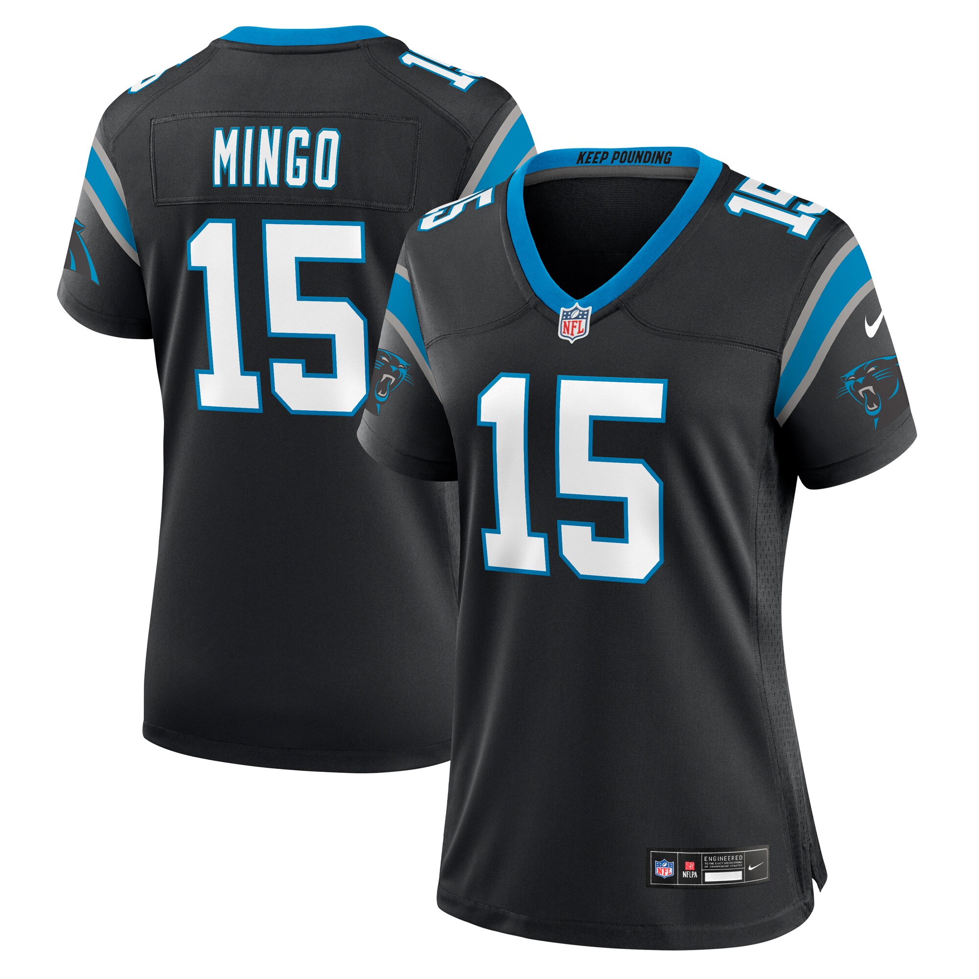 Jonathan Mingo Carolina Panthers Game Jersey - Women's