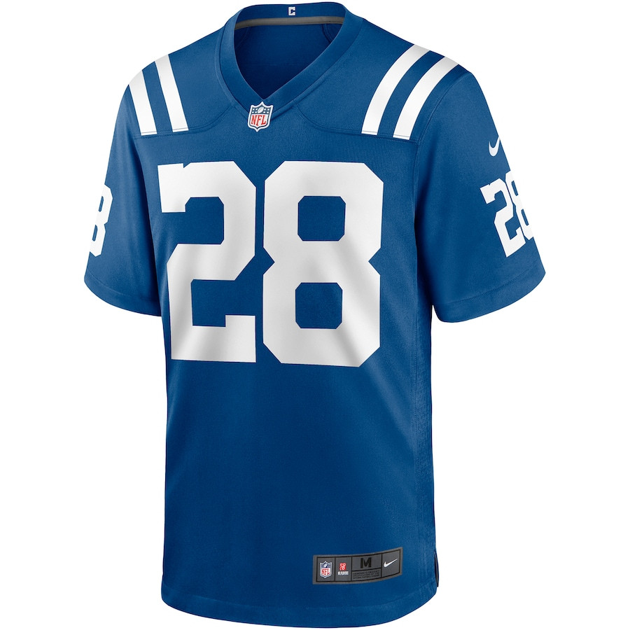 Alternative view of Jonathan Taylor #28 Indianapolis Colts Game Jersey - Men's | Royal