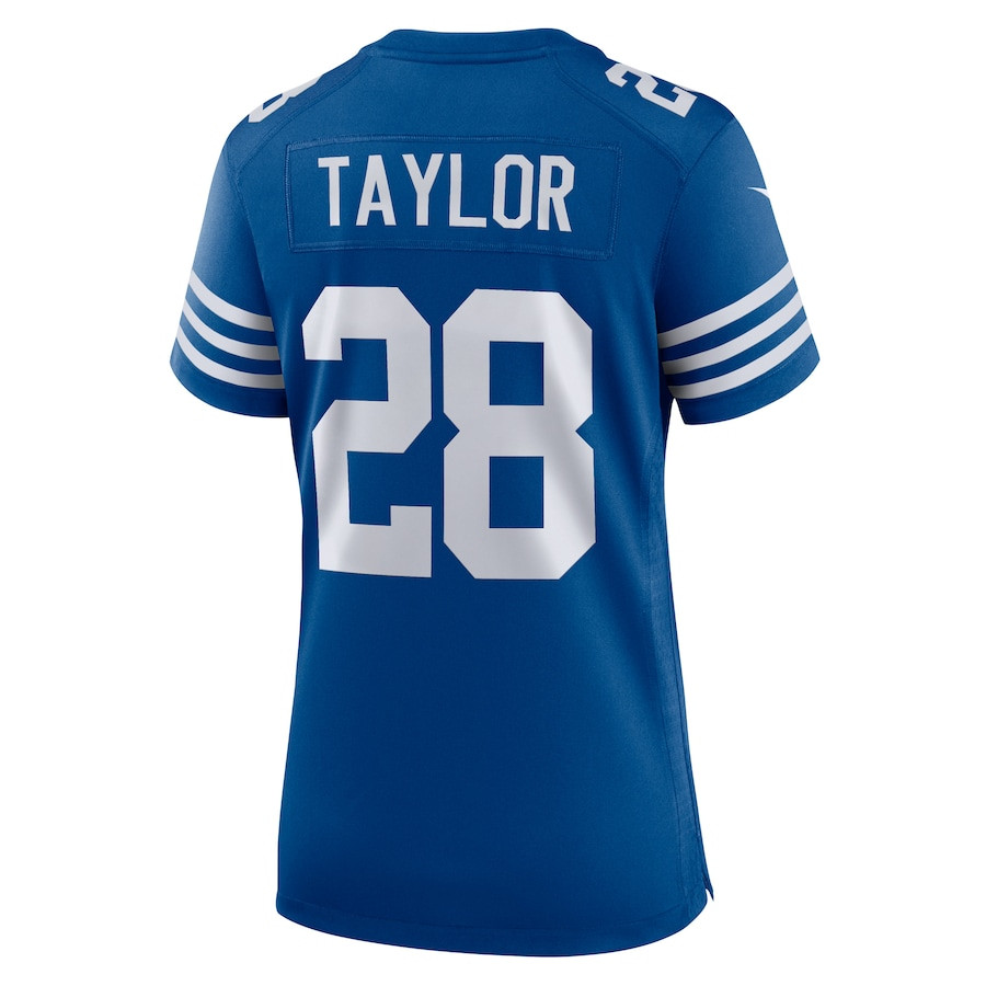 Jonathan Taylor #28 Indianapolis Colts Game Jersey - Women's | Royal - Image 3