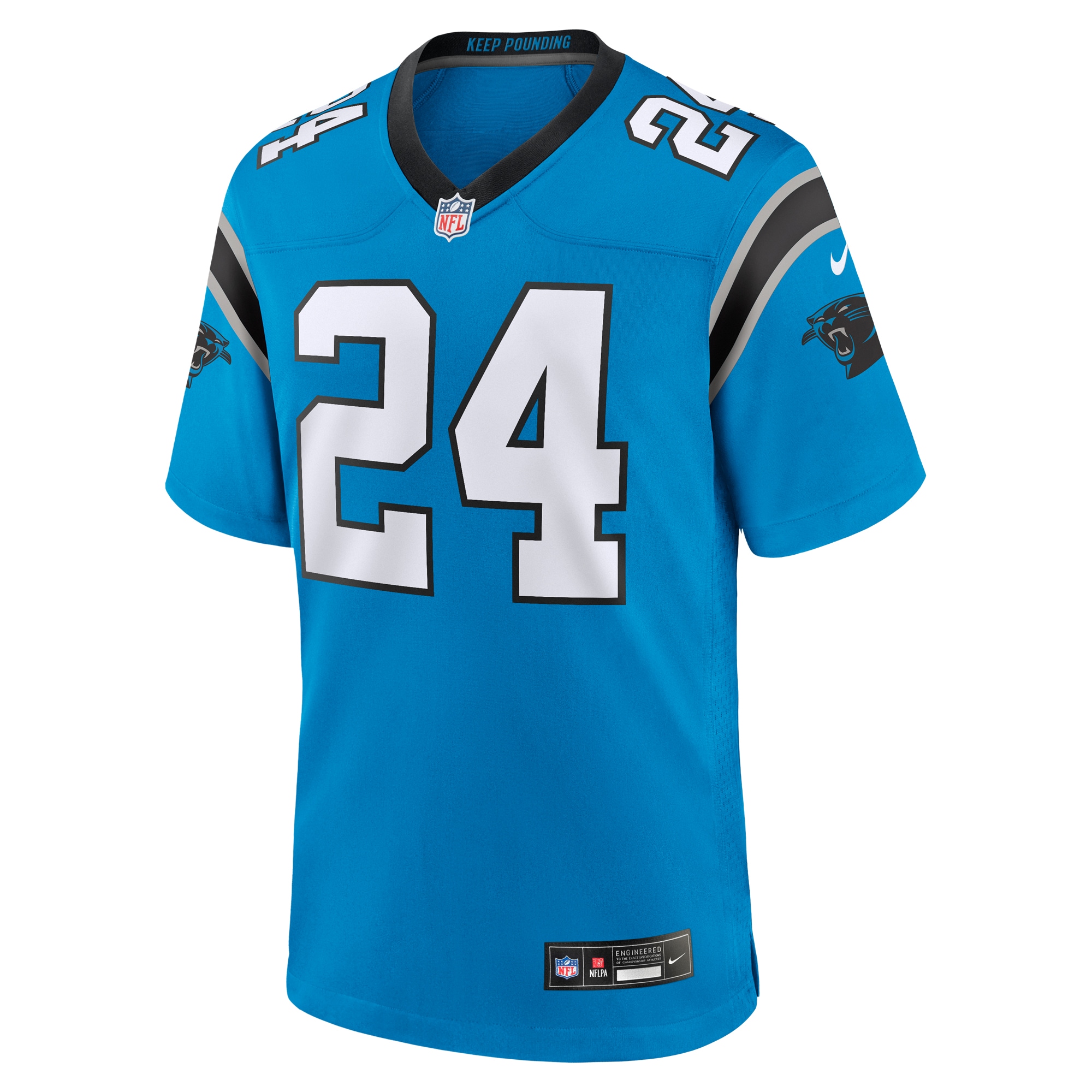 Alternative view of Jonathon Brooks Carolina Panthers Alternate Game Jersey - Men's