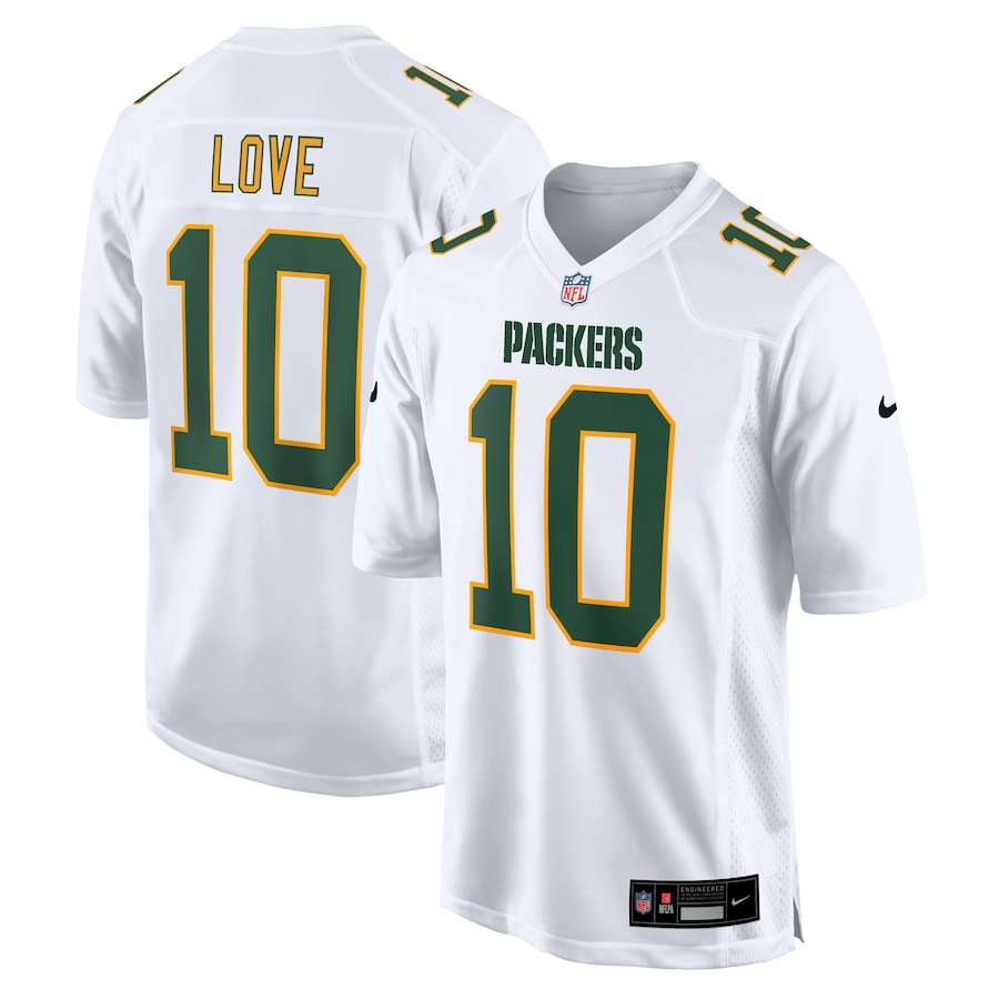 Jordan Love #10 Green Bay Packers Game Jersey - Men's | White